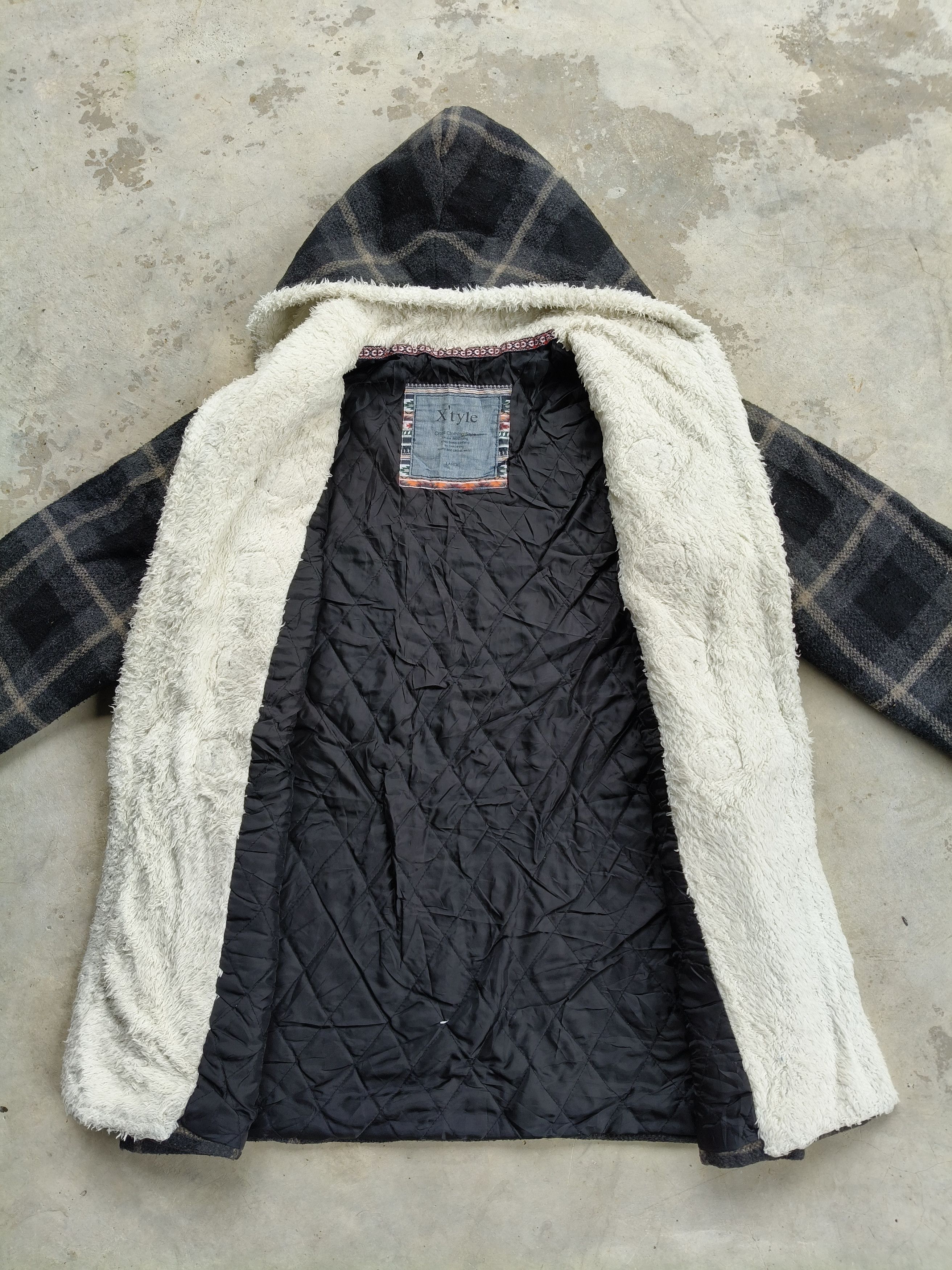 Japanese Brand X'tyle Duffle hoodie Jacket Size US L / EU 52-54 / 3 - 8 Thumbnail