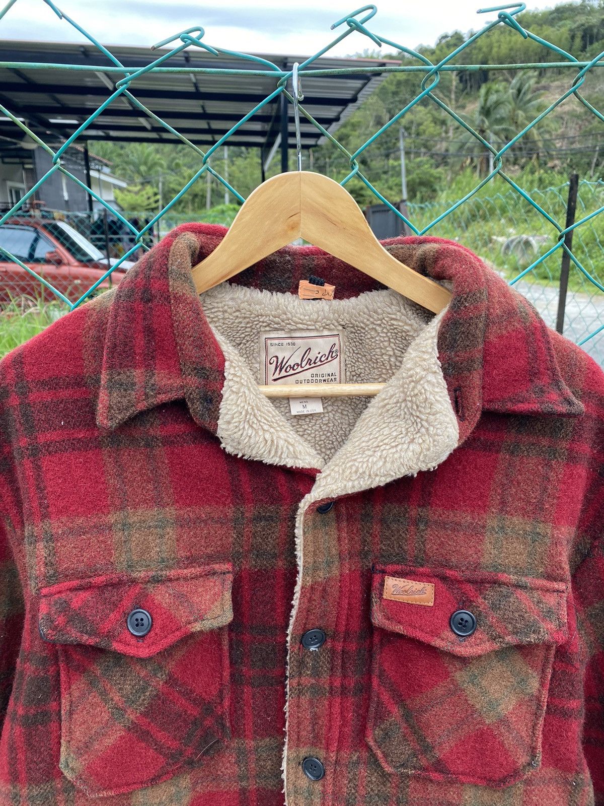 Woolrich Woolen Mills AW Woolrich outdoorwear plaid sherpa wool flannel jacket Size US M / EU 48-50 / 2 - 4 Thumbnail