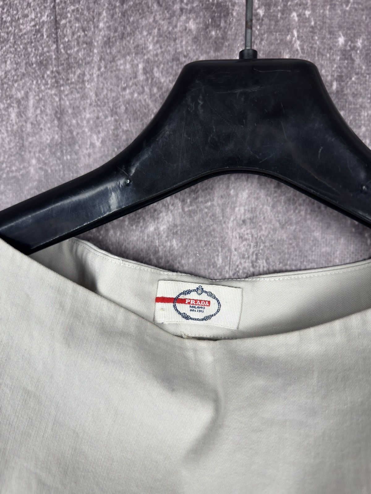 Prada Prada sleeveless midi sheath ivory dress luxury size 46 Size L / US 10 / IT 46 - 4 Thumbnail