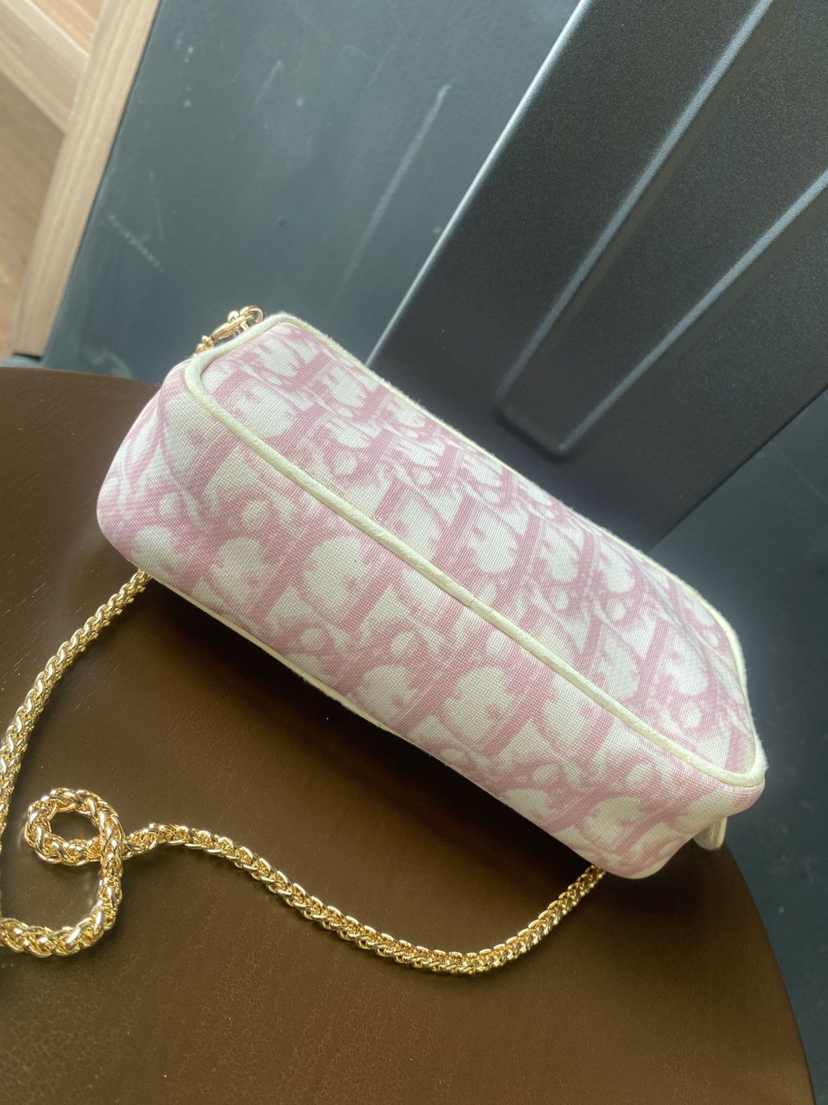 Christian Dior Monsieur × Dior Authentic Christian Dior Oblique Toiletries Custom Chain Size ONE SIZE - 14 Thumbnail