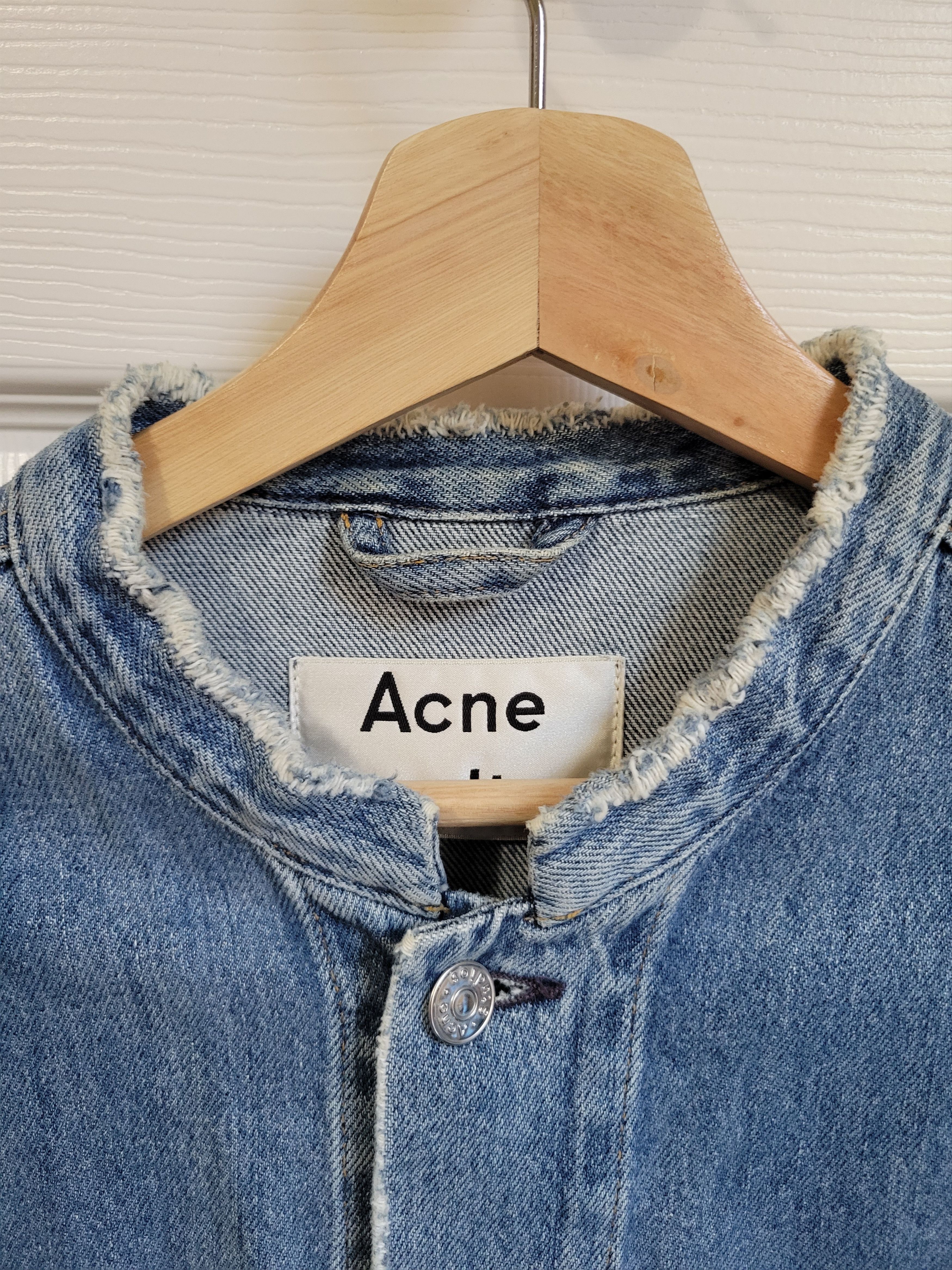 Acne Studios SS16 'Who Ind Fray' Denim Jacket size 48 Size US M / EU 48-50 / 2 - 5 Thumbnail