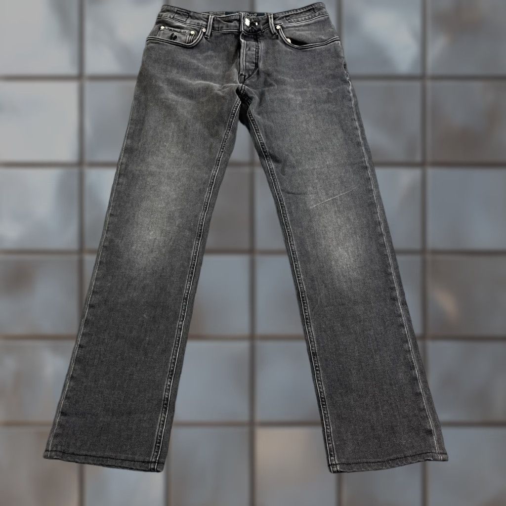 Vintage Handpicked Mens Jeans Slim Fit 32 30 Dark Grey Stretch Ravello Made In Italy Jeans Slim Mens 32 Grey Size US 32 / EU 48 - 1 Thumbnail