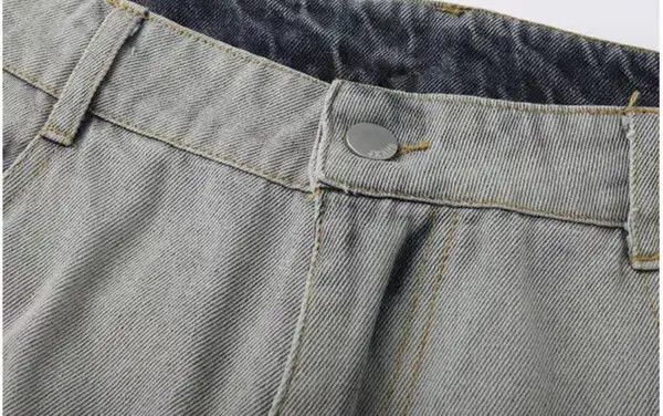 Japanese Brand High street sabotage washed heavy embroidered ripped jeans Size US 30 / EU 46 - 3 Thumbnail