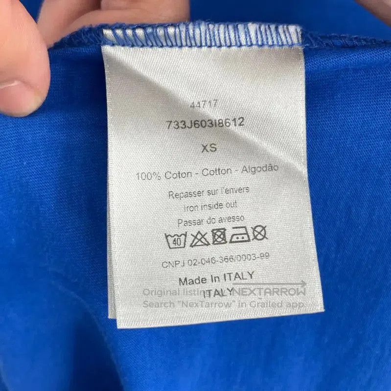 Dior Dior Blue Cotton Women's T. Size XS / US 0-2 / IT 36-38 - 4 Thumbnail