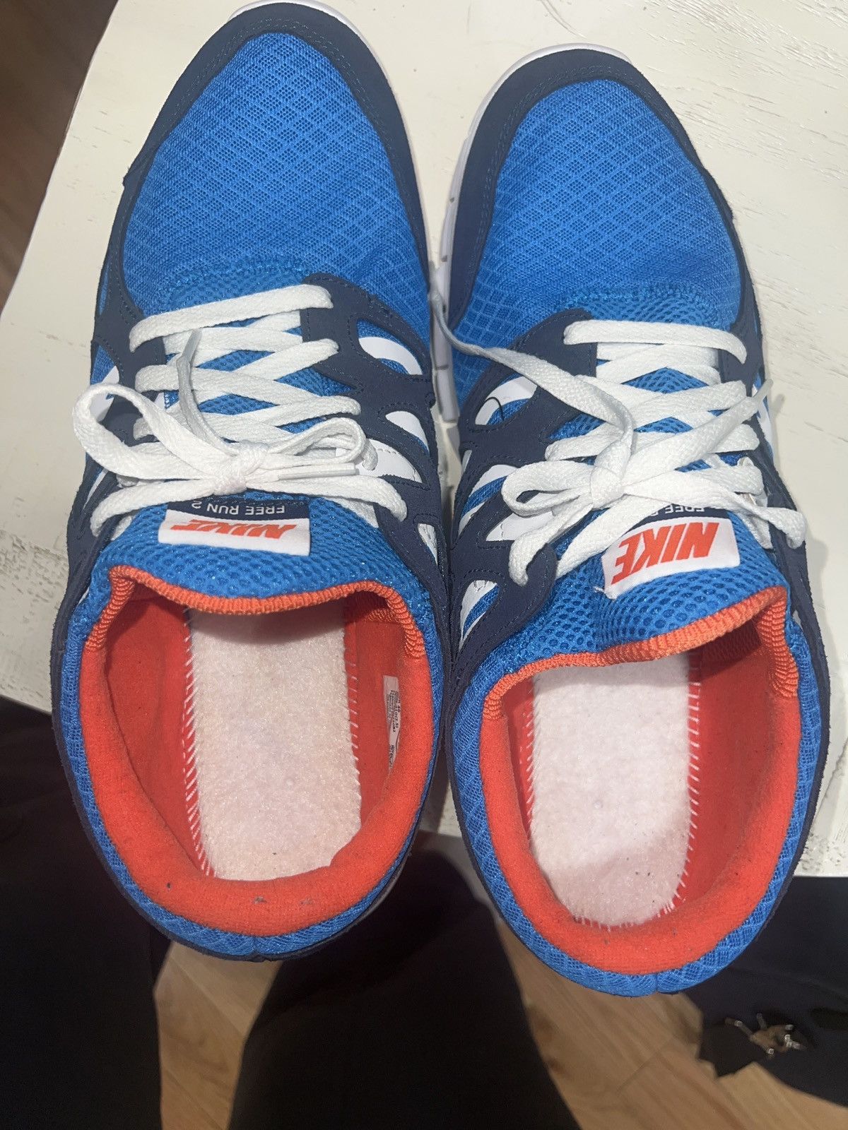 Nike Nike Free Run 2 “Light Photo Blue Orange” Size US 13 / EU 46 - 6 Thumbnail