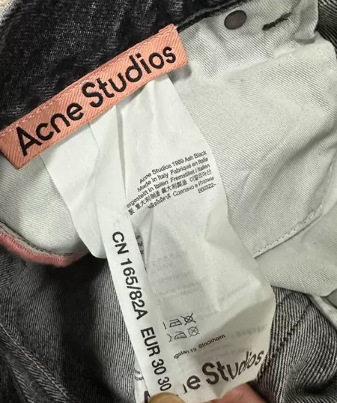 Acne Studios Acne studios Washed black jeans 2412-Nextarrow Size US 30 / EU 46 - 4 Thumbnail