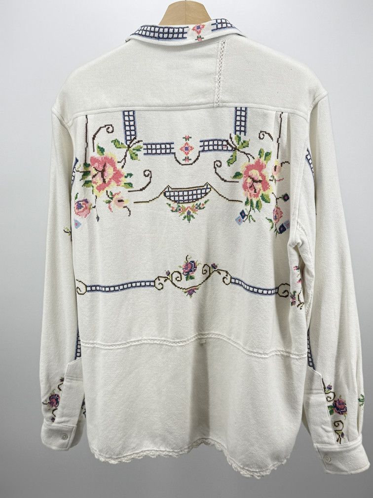 Bode Embroidered Knit Shirt L/XL Size US L / EU 52-54 / 3 - 2 Thumbnail