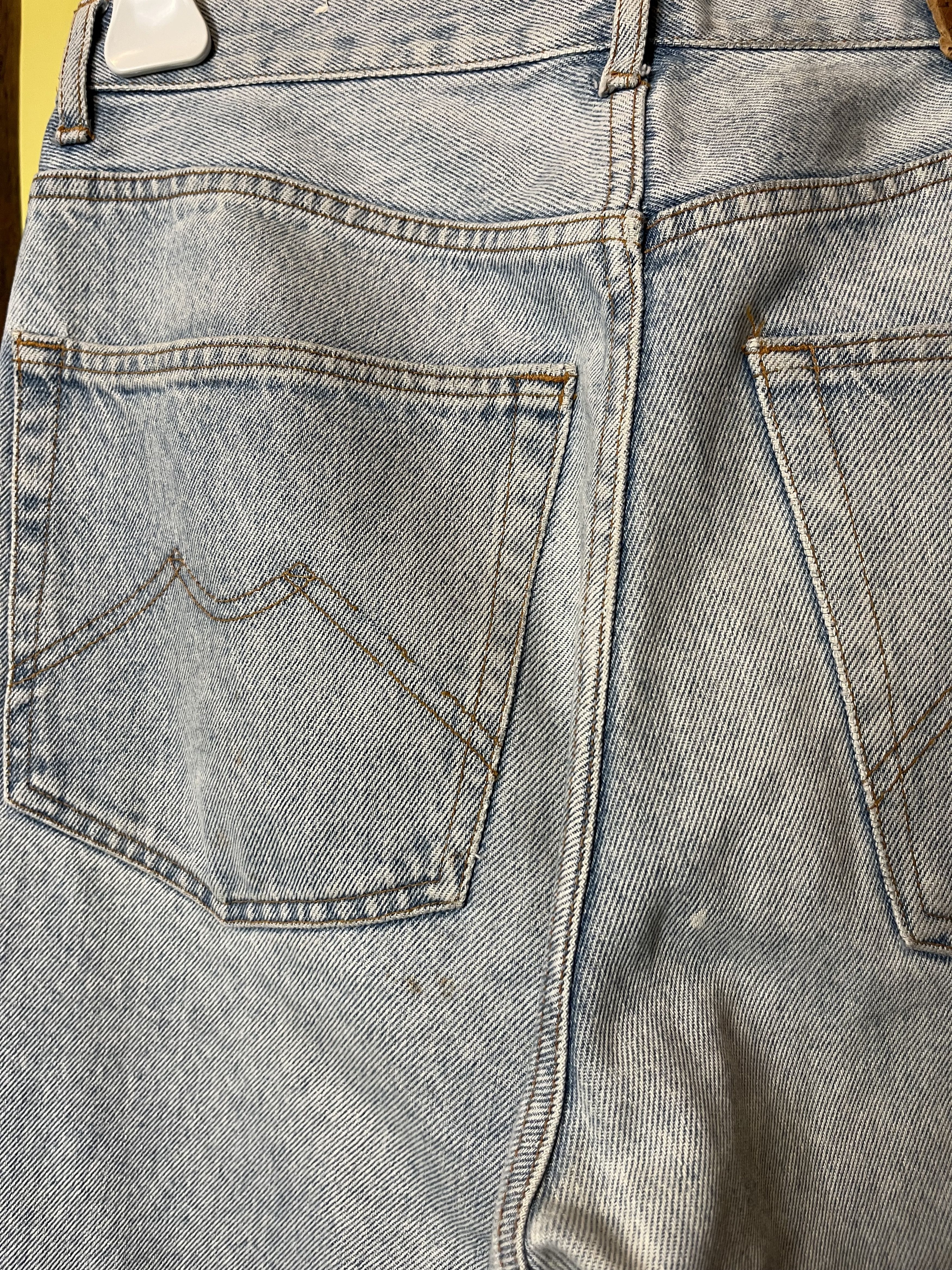 Chevignon × Vintage Vintage 90s Chevignon Baby Blue Denim Jeans Made in Italy Size US 33 - 6 Thumbnail