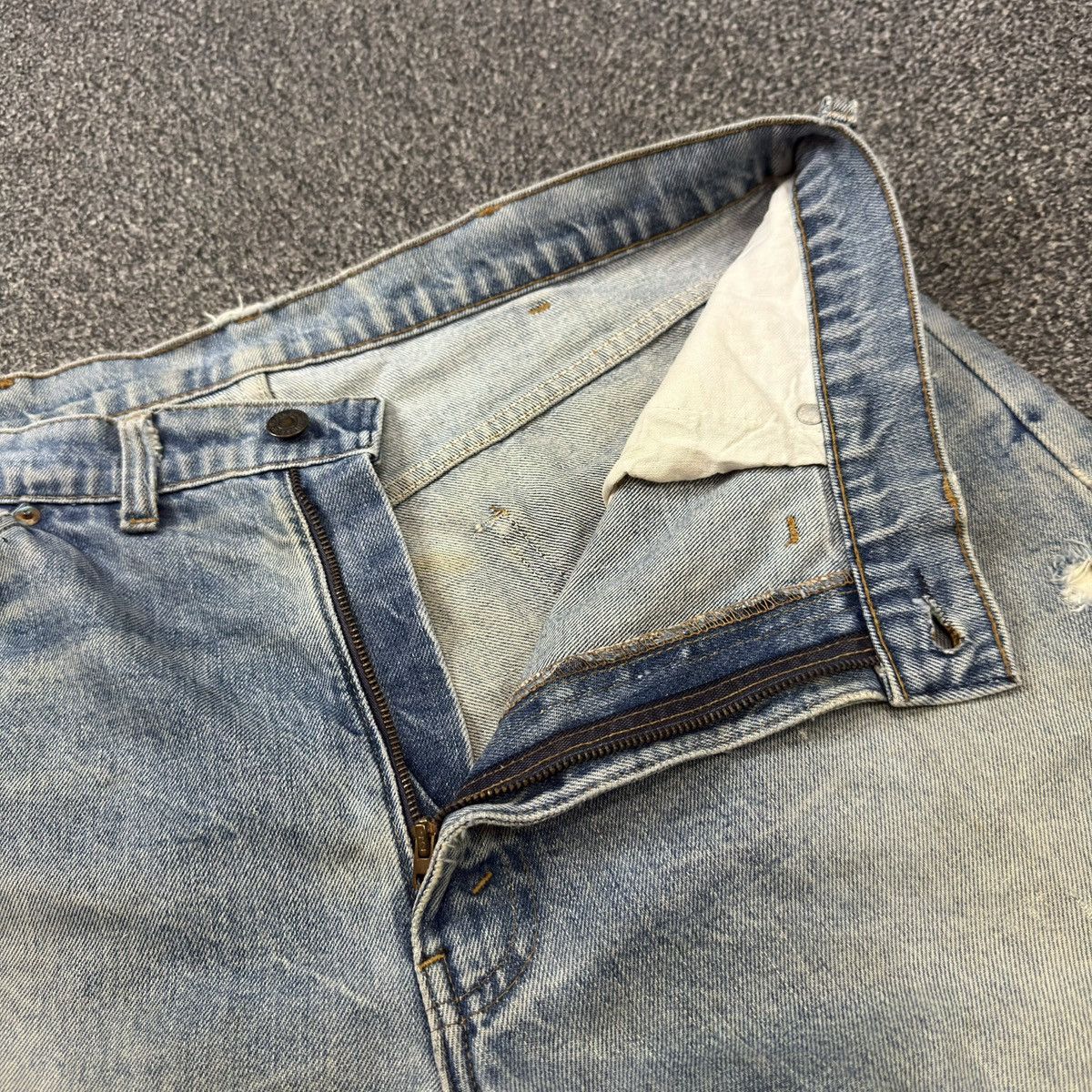 Levi's Vintage Clothing 🔥 Vintage 80s Levis 505 Orange Tab Denim W38 Made in Usa Size US 38 / EU 54 - 11 Thumbnail