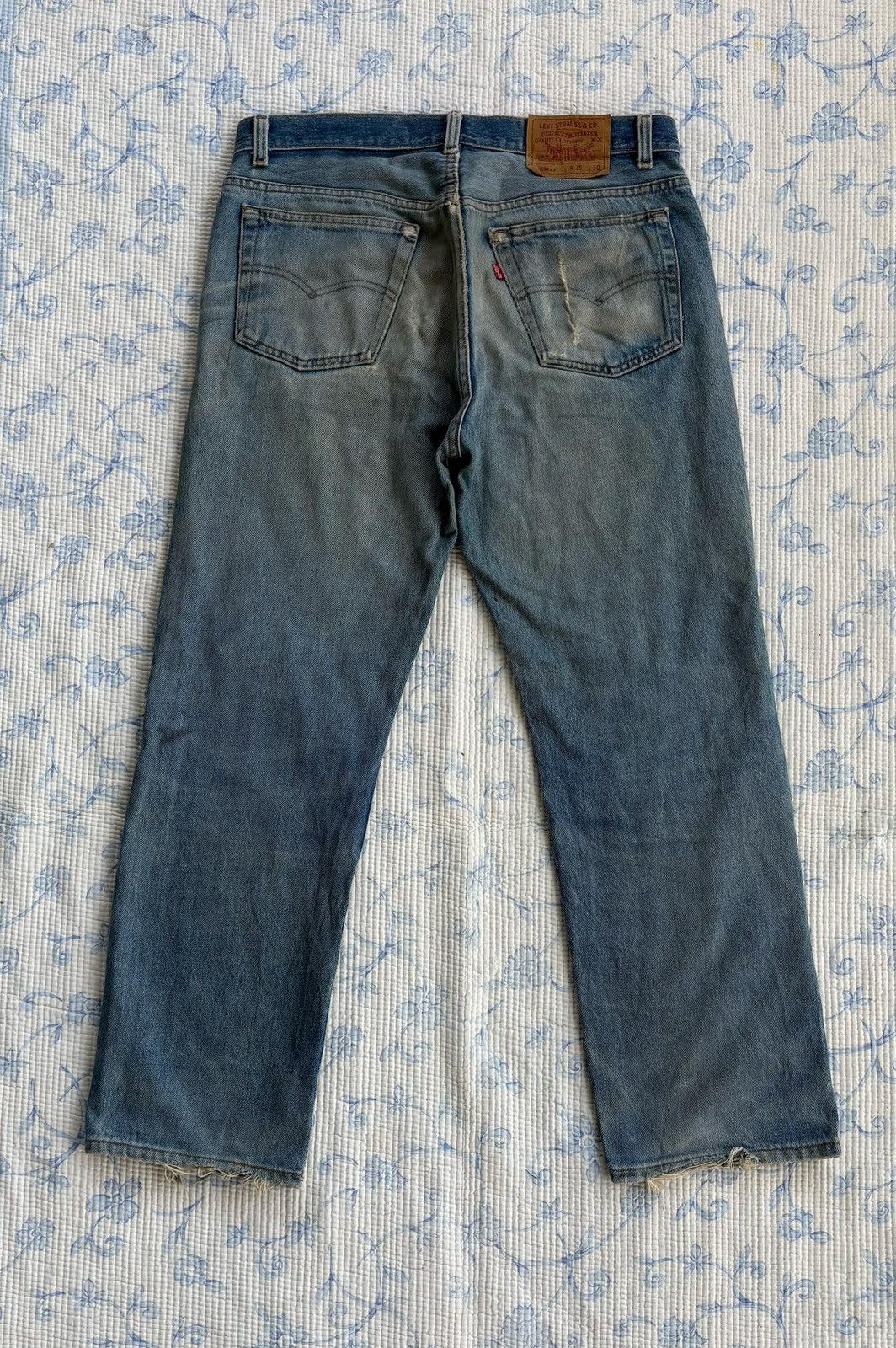 Levi's × Levi's Vintage Clothing Vintage Levi's 501 Distressed Denim Pant Made in USA Size US 34 / EU 50 - 9 Thumbnail
