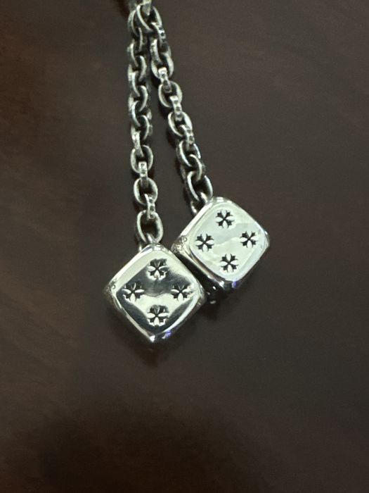Chrome Hearts Chrome Hearts Dice Paper Chain Keychain Grailed