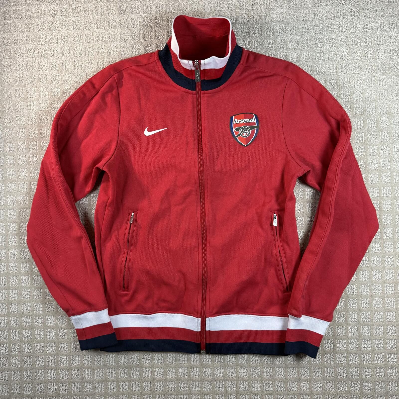 Nike Nike Arsenal Track Jacket Red Full Zip Small Size US S / EU 44-46 / 1 - 1 Thumbnail