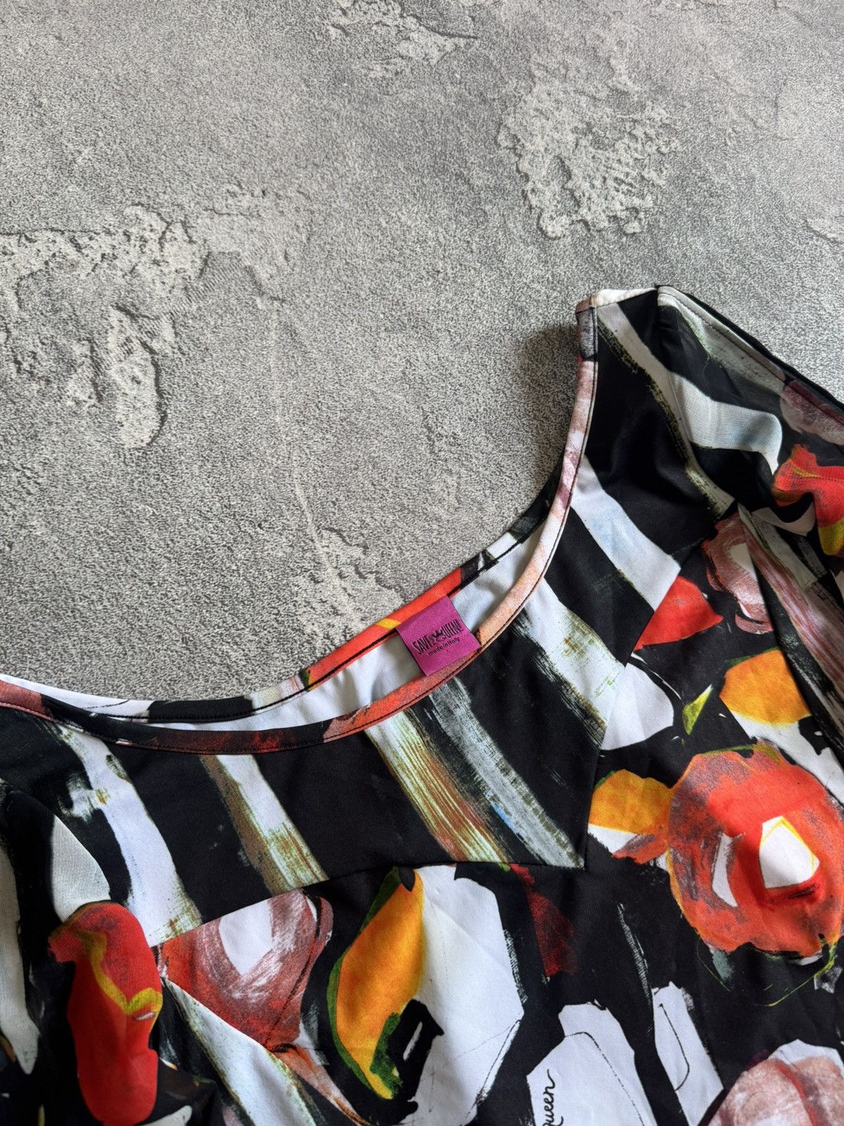 Designer Save the Queen S all printed top blouse shirt Avantgarde Size S / US 4 / IT 40 - 5 Thumbnail