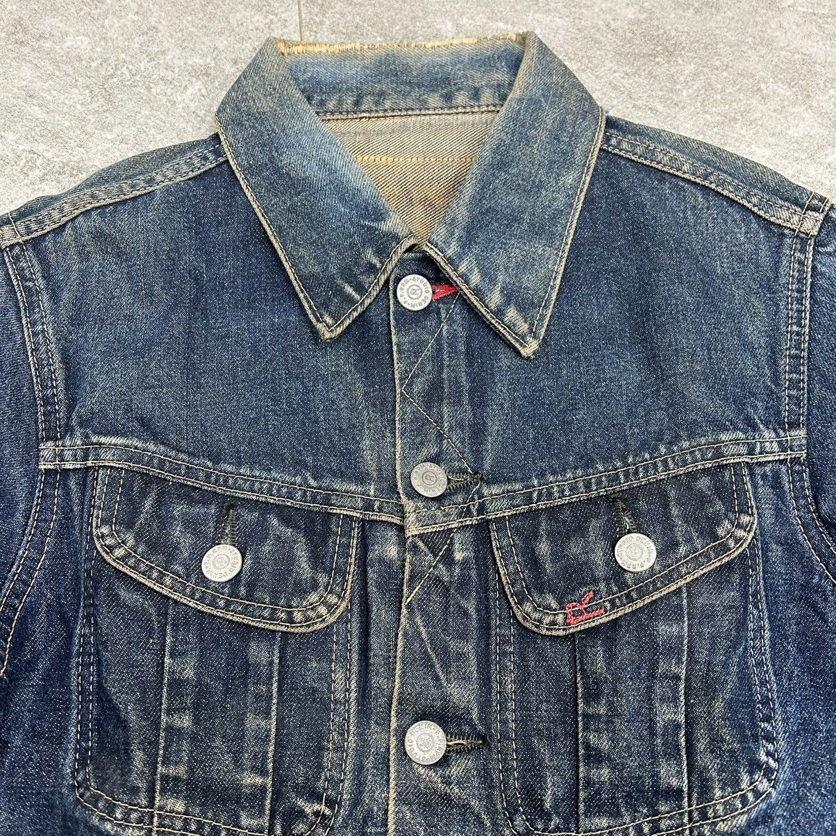 45rpm Vintage 90s Trucker Denim Faded 45Rpm Size US XS / EU 42 / 0 - 5 Thumbnail