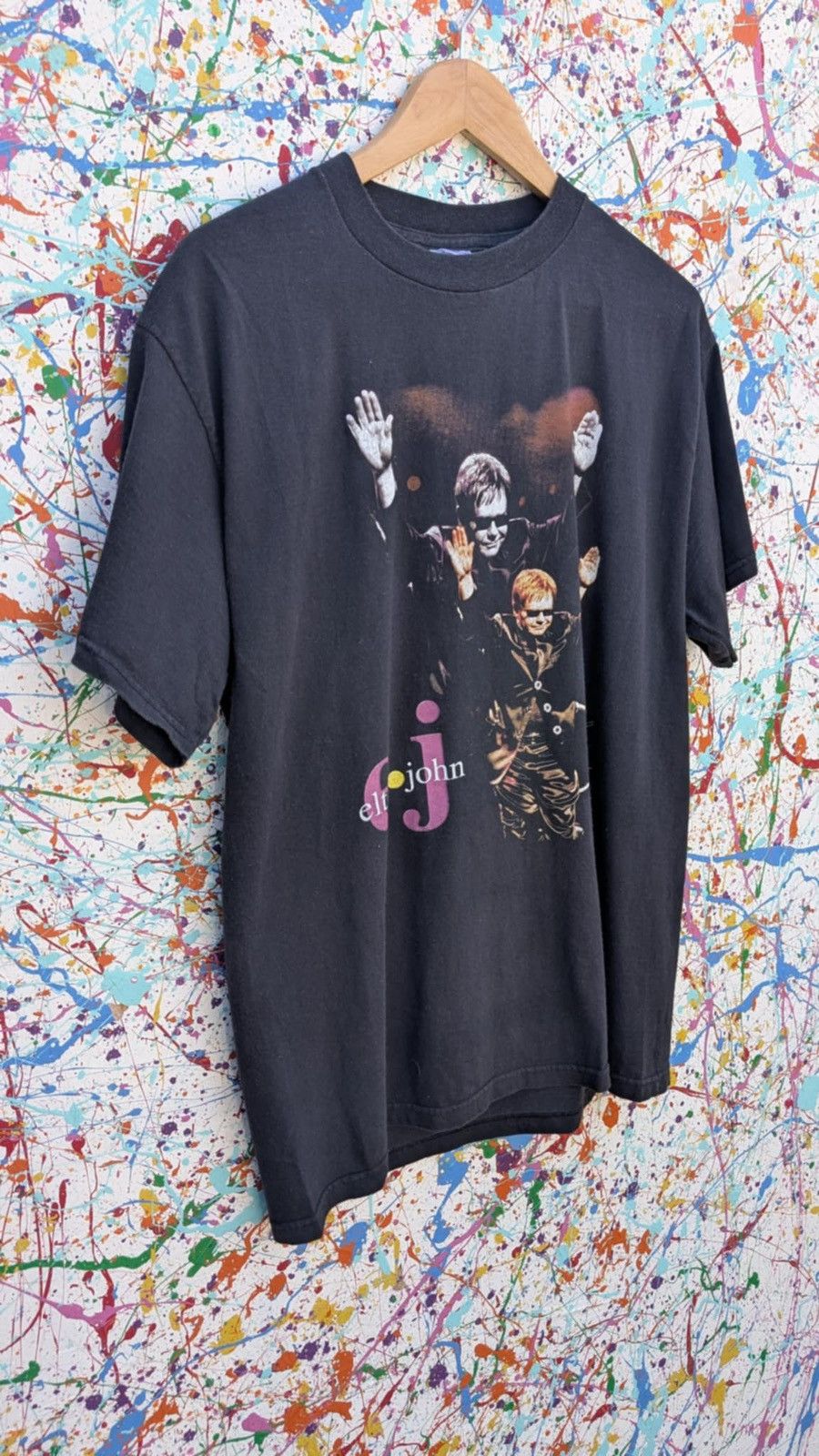 Delta Vintage Elton John tshirt 90s world tour band tee large Size US L / EU 52-54 / 3 - 2 Thumbnail