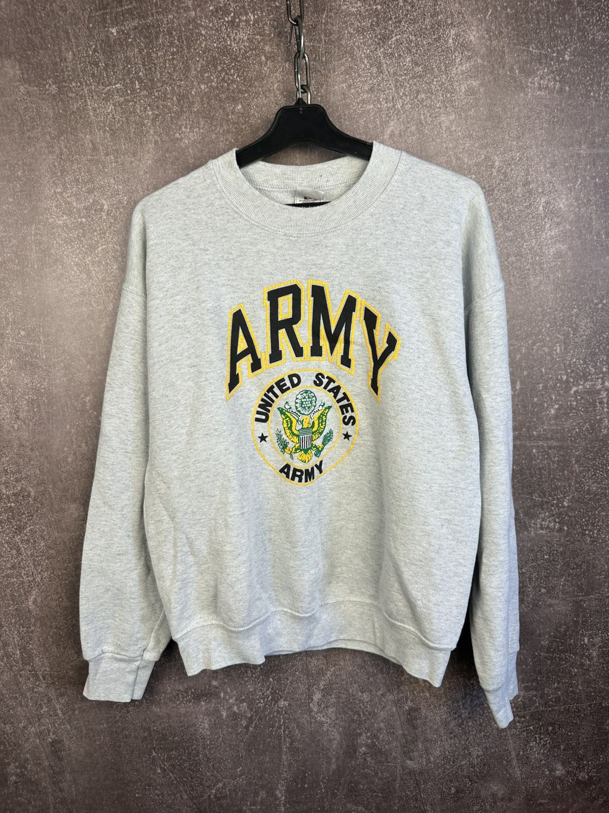 Vintage Vintage US Army United States Crewneck Sweatshirt Grey M Size US M / EU 48-50 / 2 - 1 Thumbnail