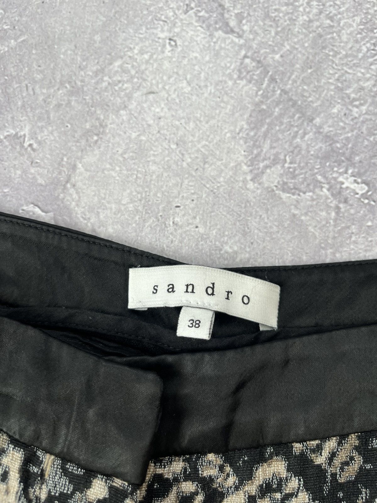 Sandro Sandro Snake Print Wool Pants Size 38 Size 26" / US 2 / IT 38 - 6 Thumbnail