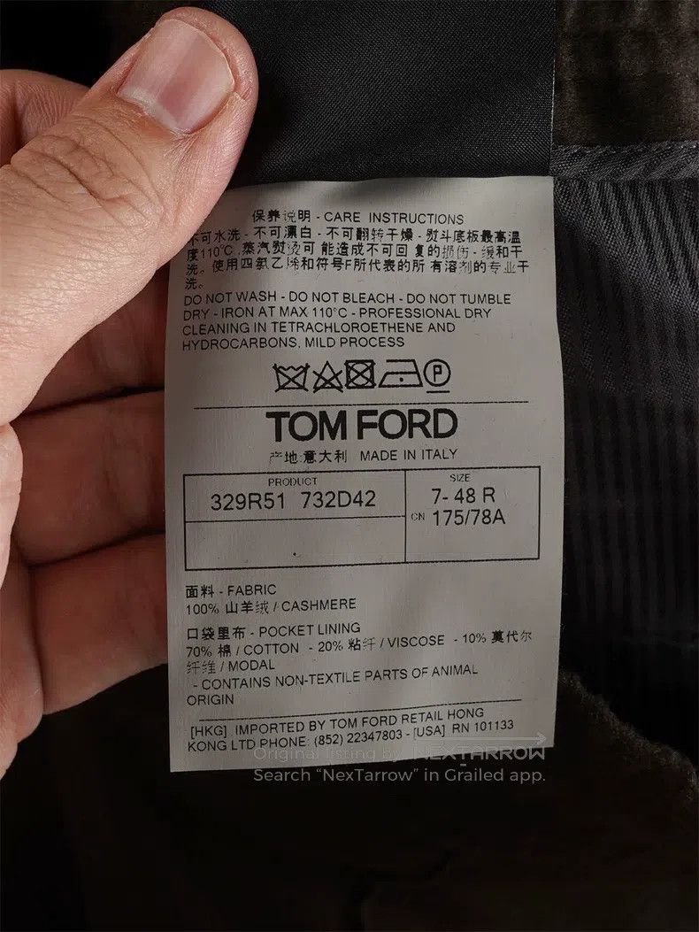 Tom Ford Tom Ford Pure cashmere drawstring casual pants Size US 32 / EU 48 - 6 Thumbnail