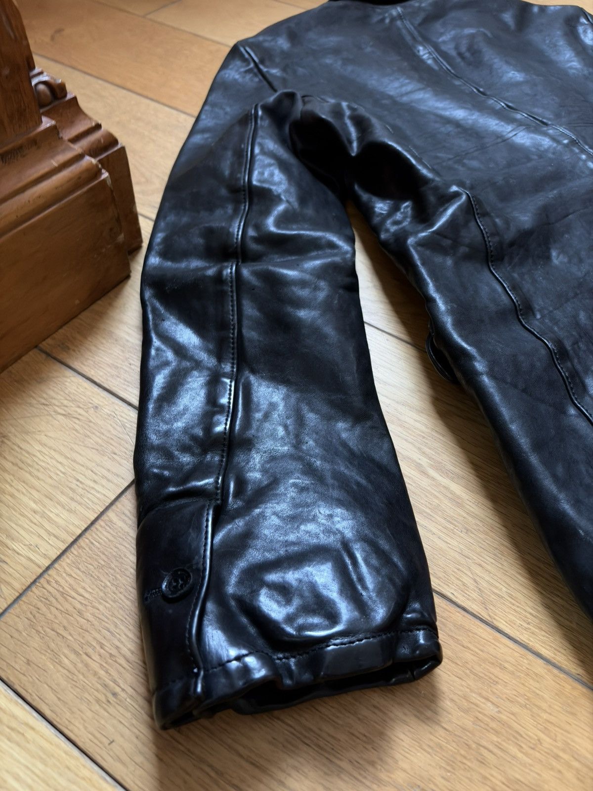 Isamu Katayama Backlash JP XL Italian Double Shoulder Garment Dyed Blazer Size US XL / EU 56 / 4 - 19 Thumbnail