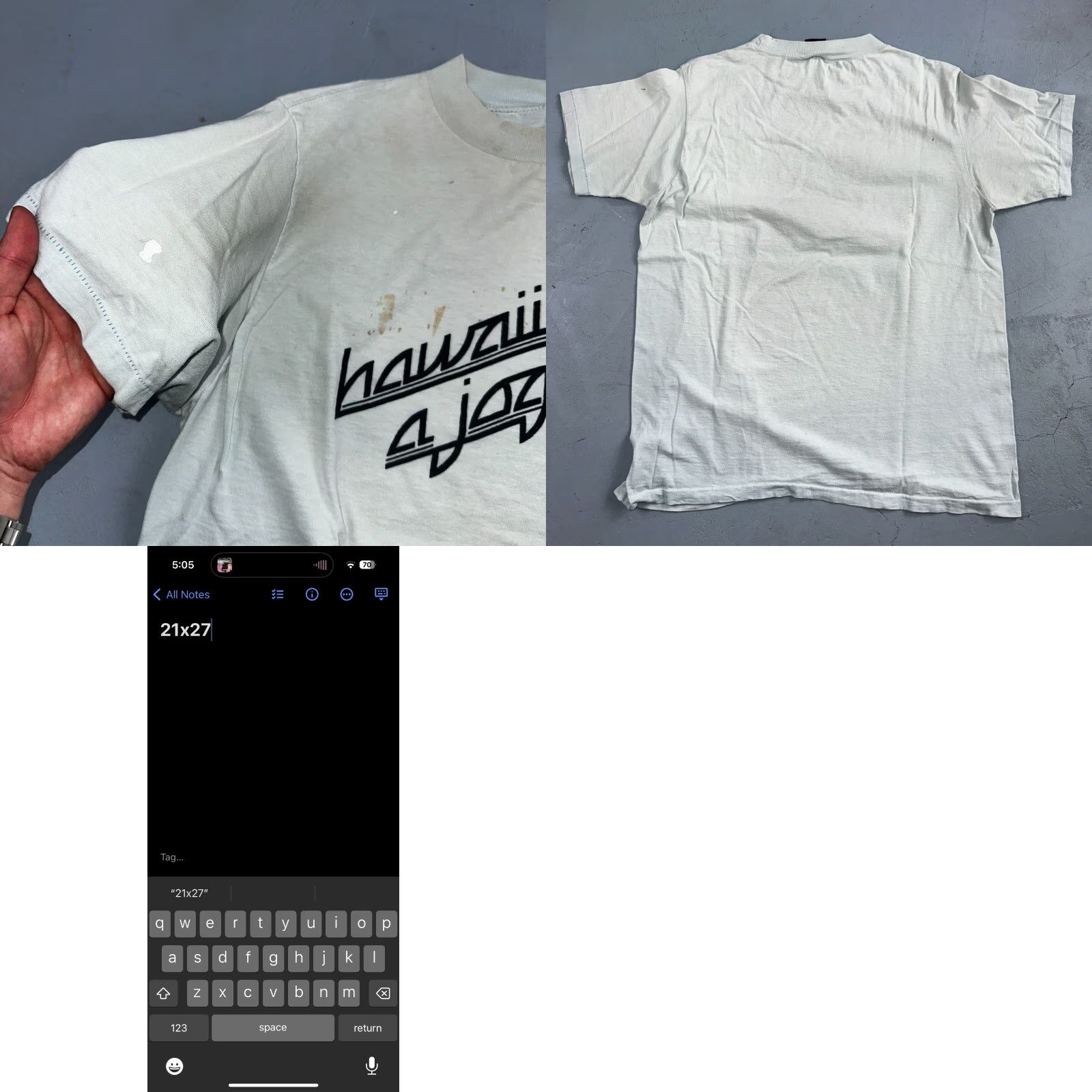 Vintage VINTAGE Hawaii Loves A Jogger Shirt 1970s VTG 70s Rockabilly Rare Text Graphic Running Size US M / EU 48-50 / 2 - 8 Thumbnail