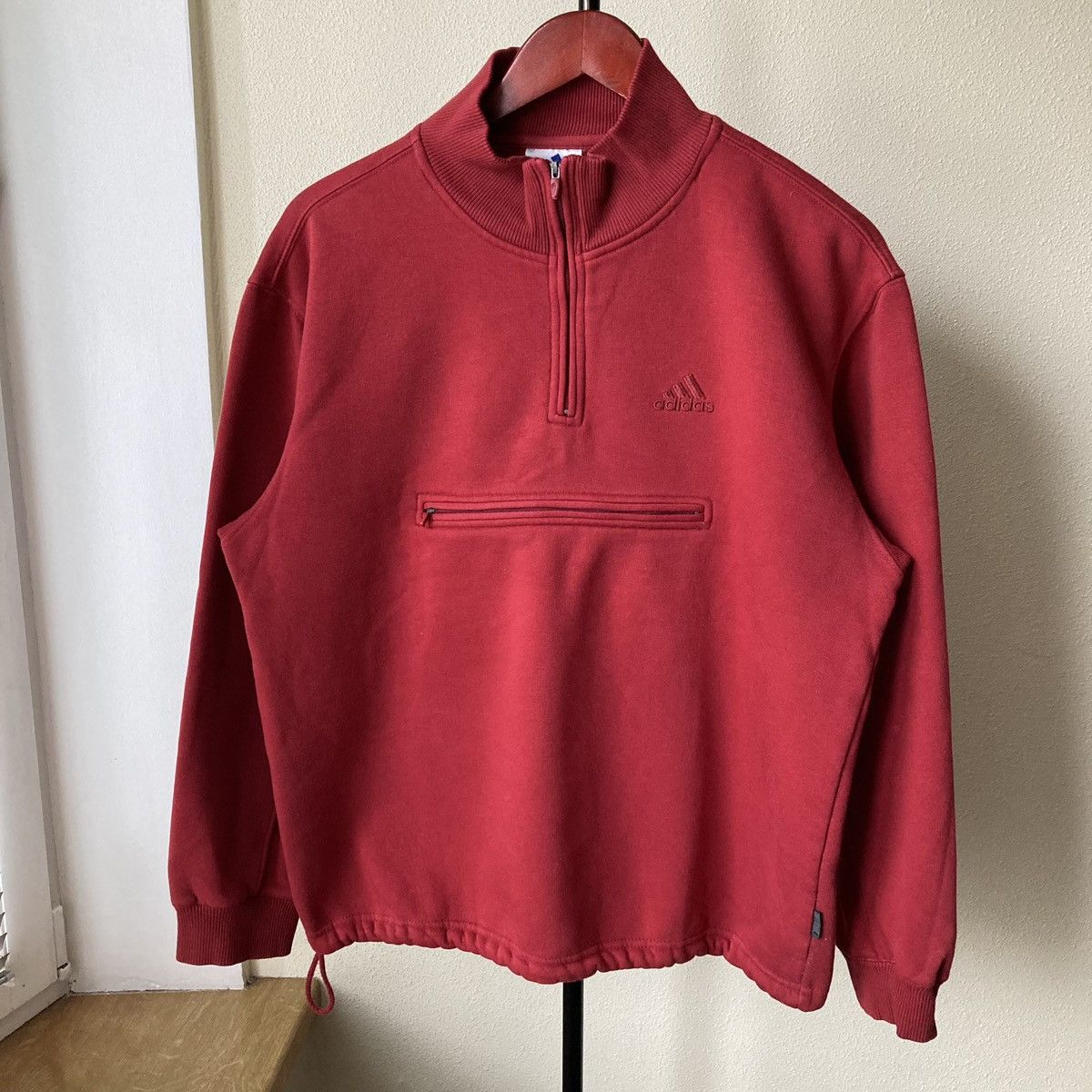 Vintage Adidas Sweatshirt Vintage 90s Streetwear Casual Big Logo Size US M / EU 48-50 / 2 - 1 Thumbnail