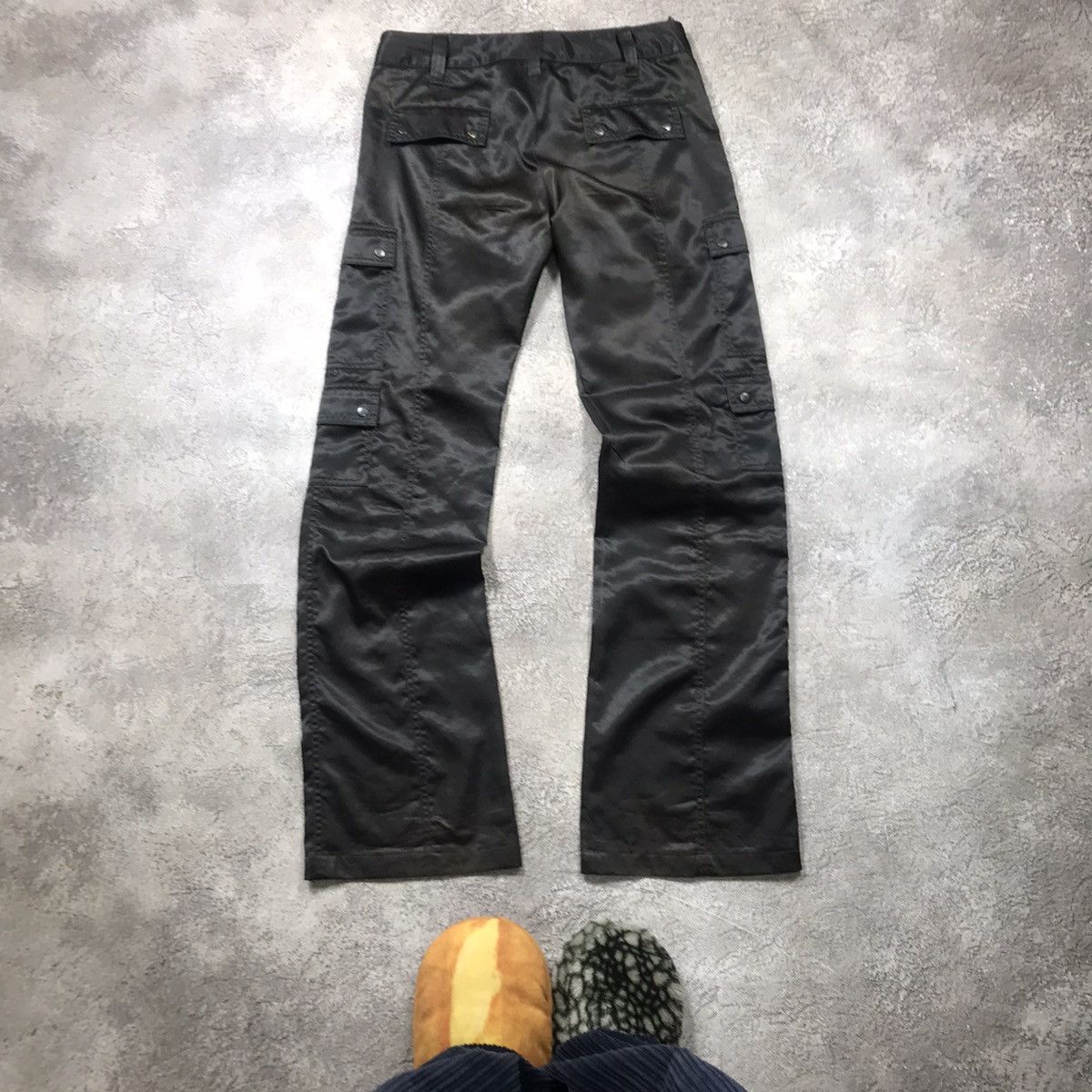 Vintage Vintage Y2K Baggy Cargo Pants Tactical Streetwear Worn In 30 Size 30" / US 8 / IT 44 - 5 Thumbnail