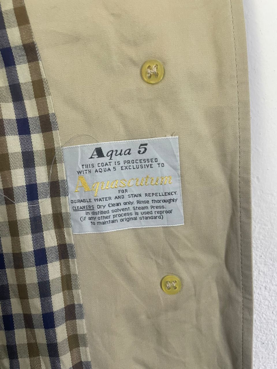 Aquascutum × Designer Aquascutum Aqua 5 Long Coat Jacket Size US M / EU 48-50 / 2 - 8 Thumbnail
