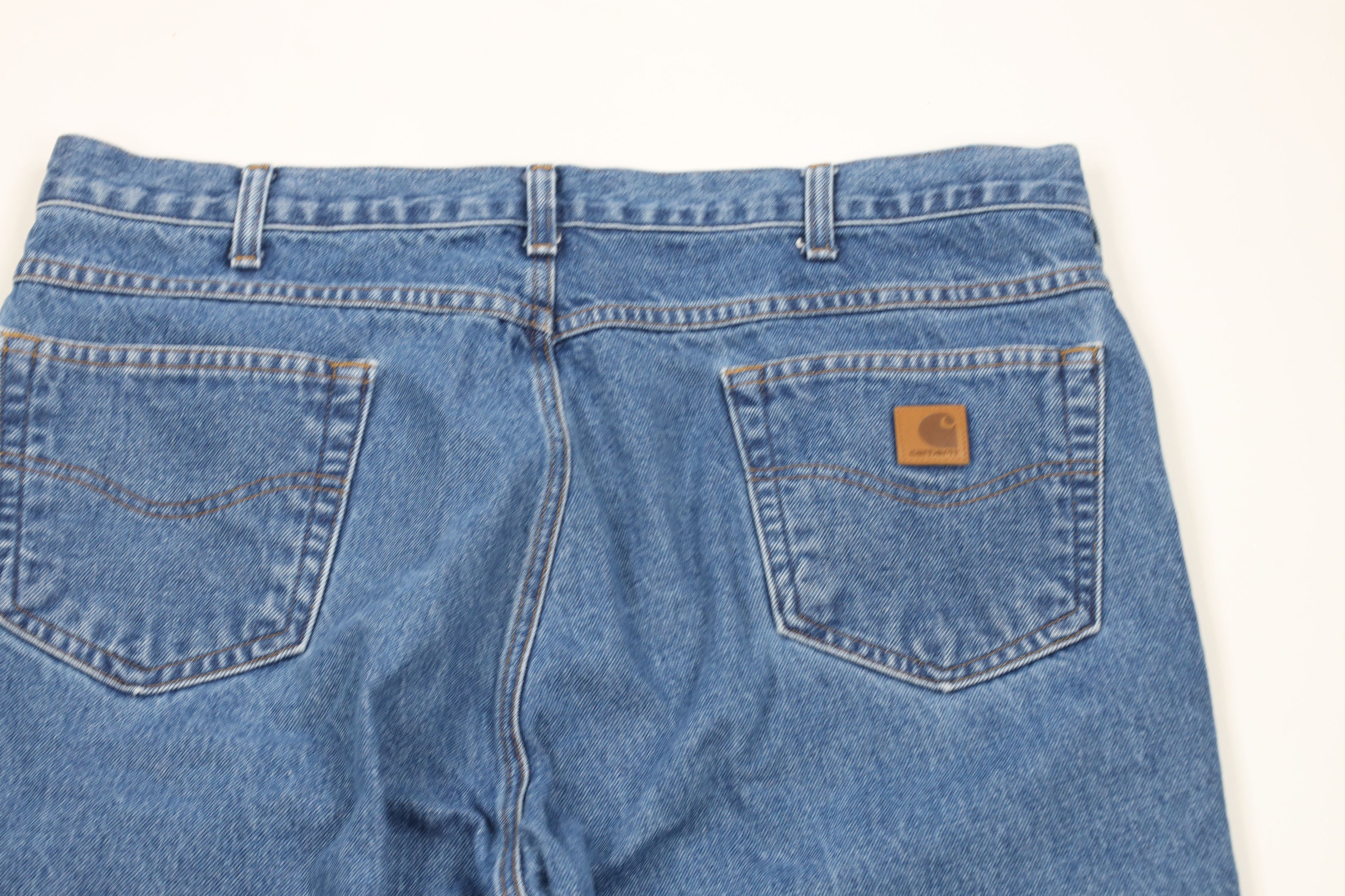 Carhartt × Vintage Vintage Carhartt Out Original Fit Denim Jeans Blue Cotton Size US 40 / EU 56 - 9 Thumbnail