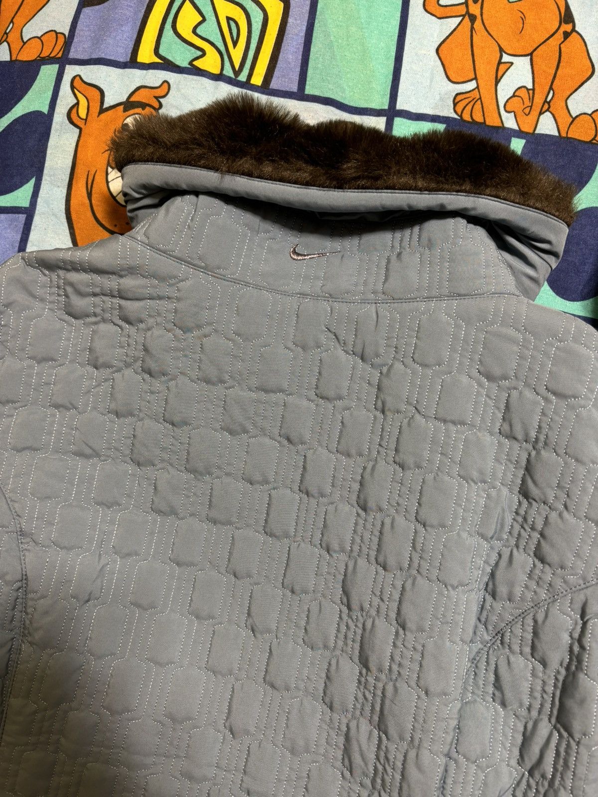 Nike ***FINAL DROP***RARE 00s NIKE FUR COLLAR TECH JACKET M-L Size US L / EU 52-54 / 3 - 24 Thumbnail