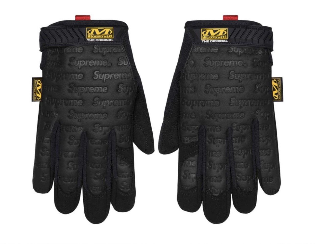 image of Supreme/mechanix Leather Work Gloves Size XL in Black, Men's