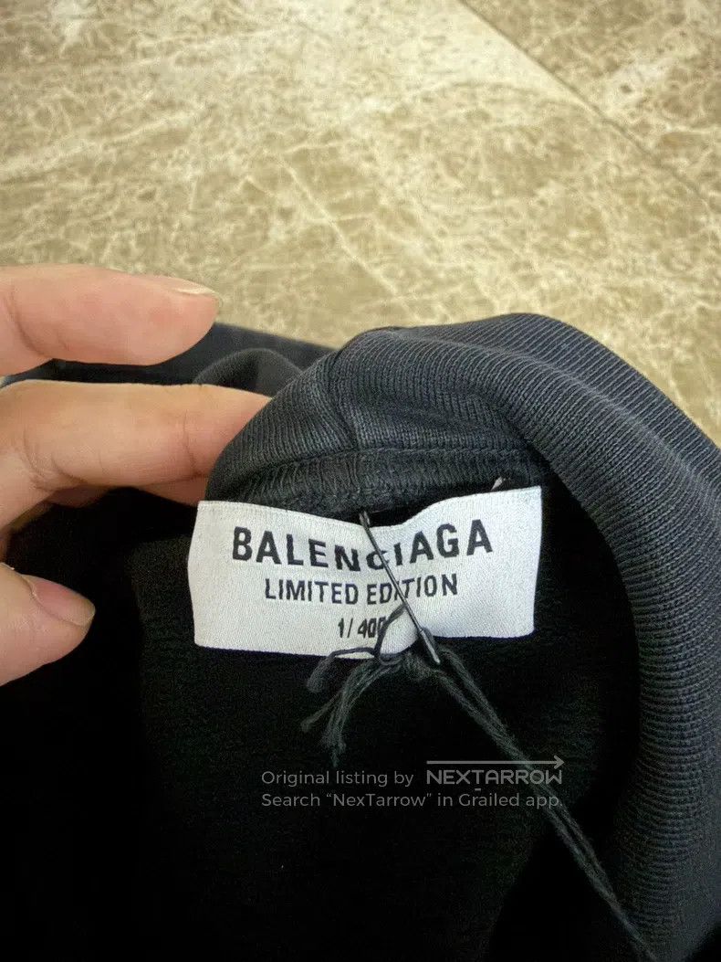 Balenciaga Balenciaga Vintage black limited edition portrait hoodie Size US S / EU 44-46 / 1 - 3 Thumbnail