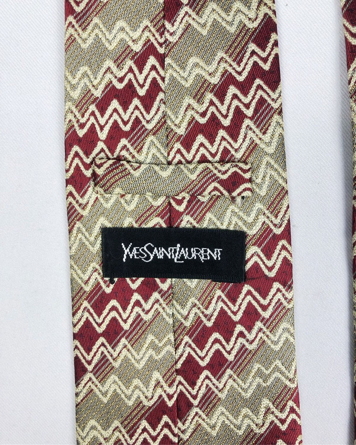 Yves Saint Laurent Rare Vintage Yves Saint Laurent YSL Silk Tie Size ONE SIZE - 5 Thumbnail