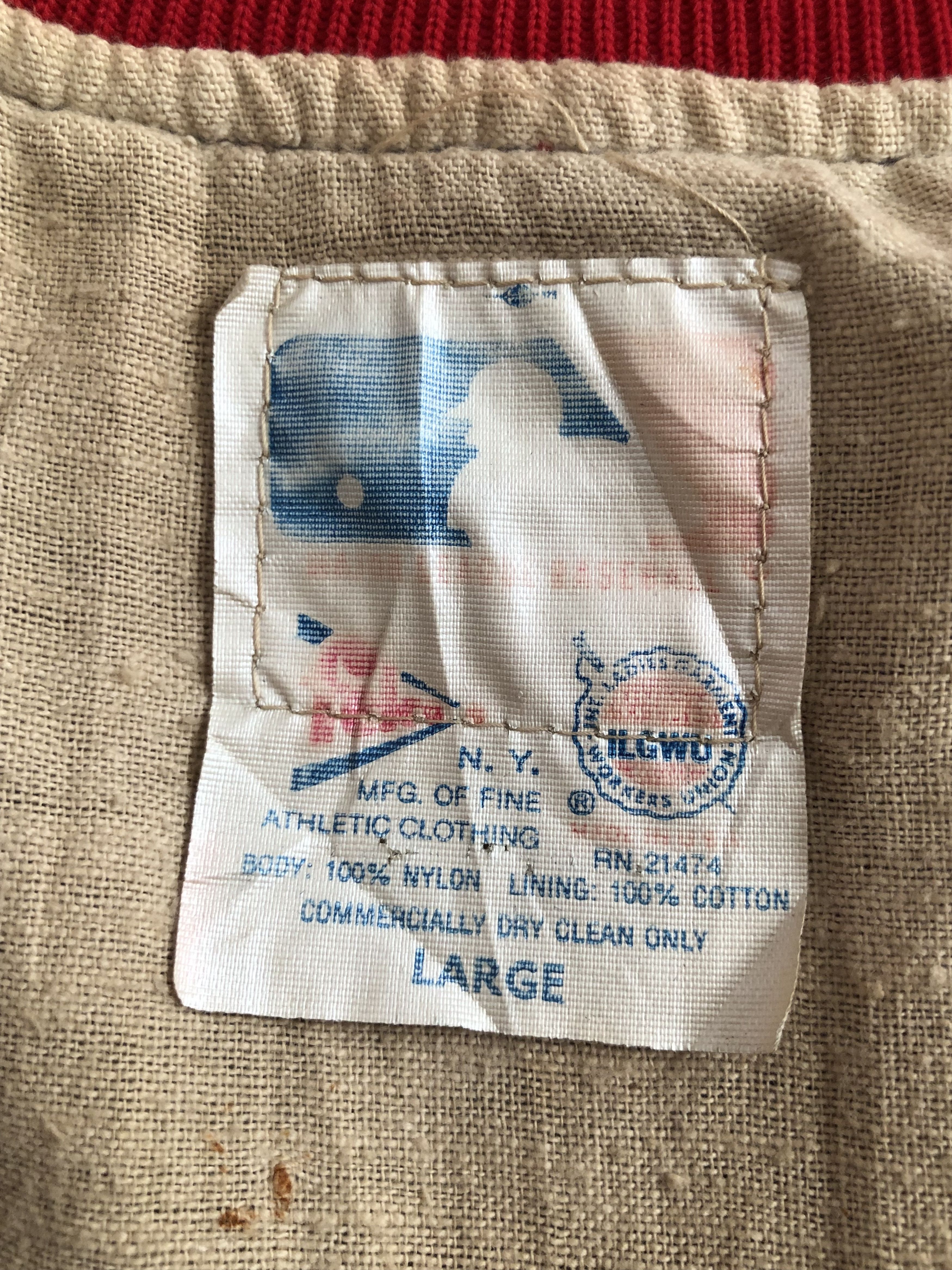 MLB RARE🔥VINTAGE 70’S BOSTON RED SOX DISTRESSED BAGGY VARSITY Size US L / EU 52-54 / 3 - 24 Thumbnail