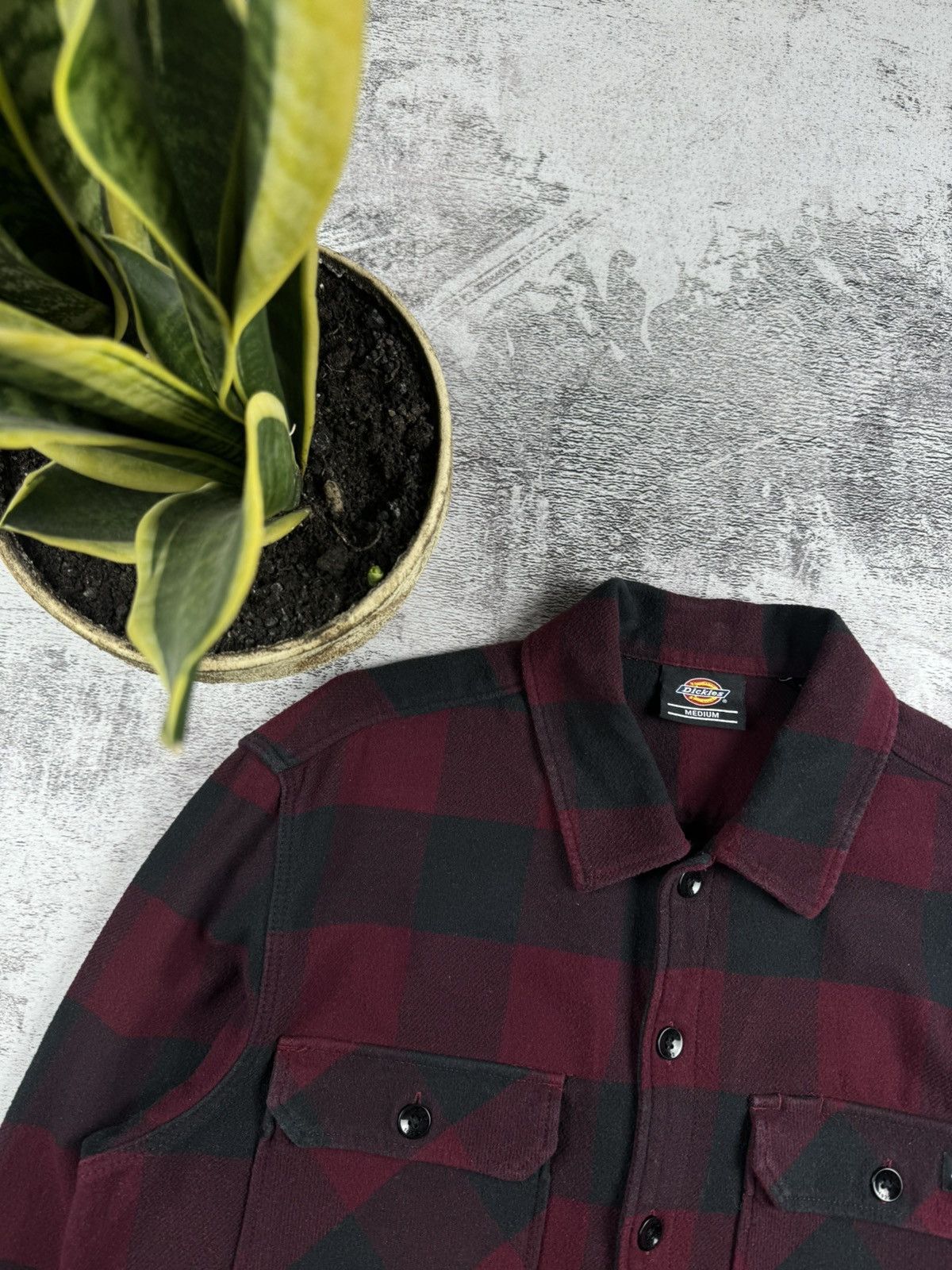 Dickies Dickies 90S Flannel Workwear Checked Longsleeve Basic Shirt Size US M / EU 48-50 / 2 - 6 Thumbnail