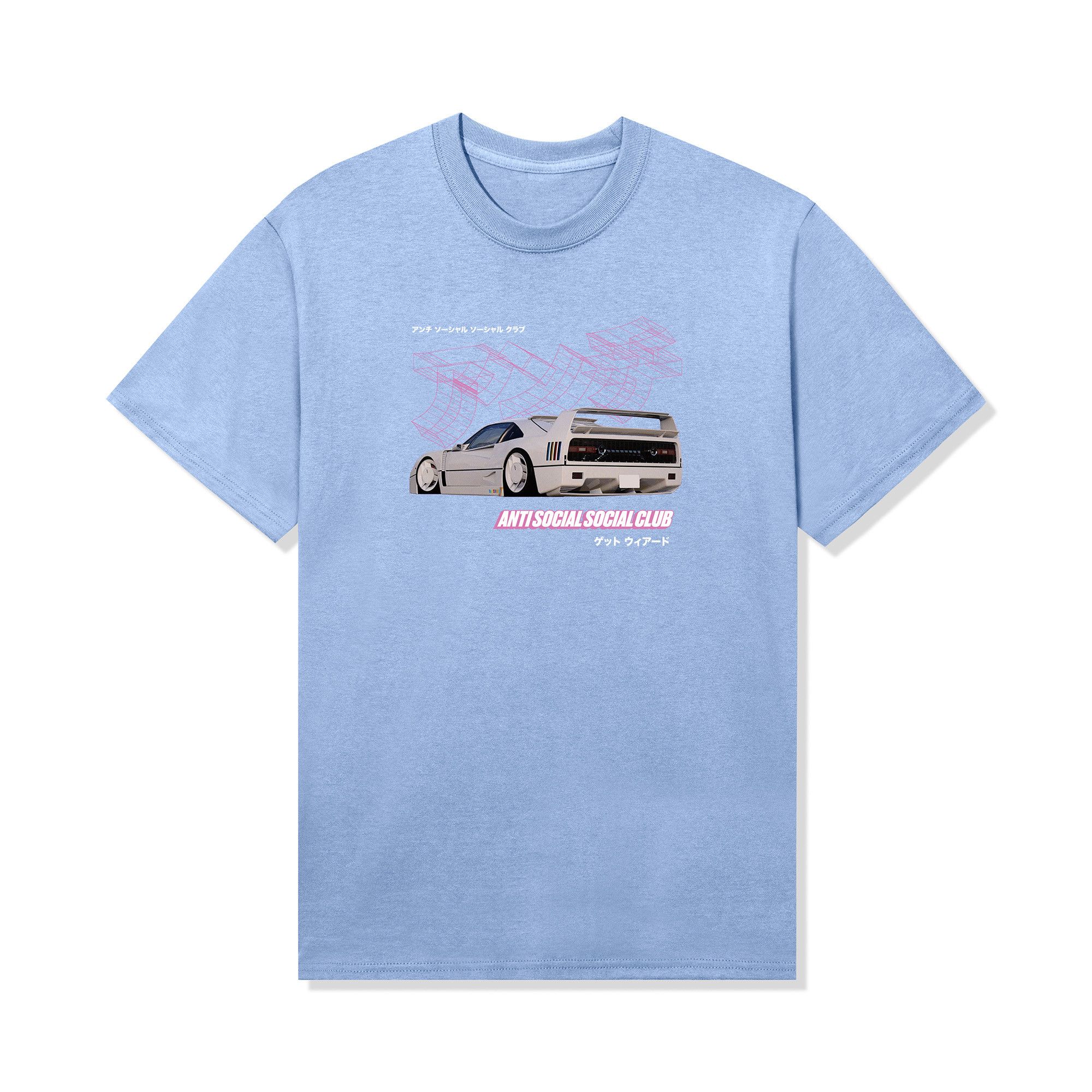 Anti Social Social Club Yokohama Tee Blue Japan Exclusive