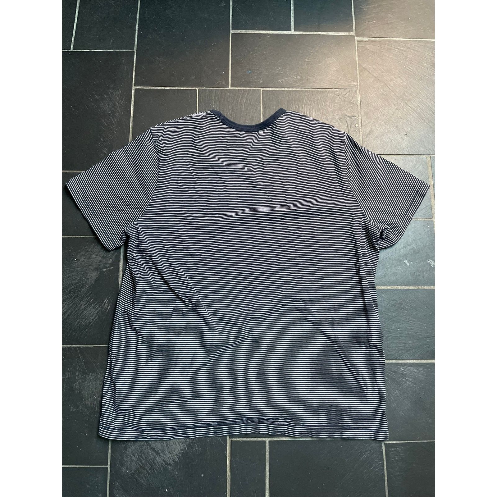 Express Express Oversized Navy Pinstripe Tshirt Large Size US L / EU 52-54 / 3 - 3 Thumbnail