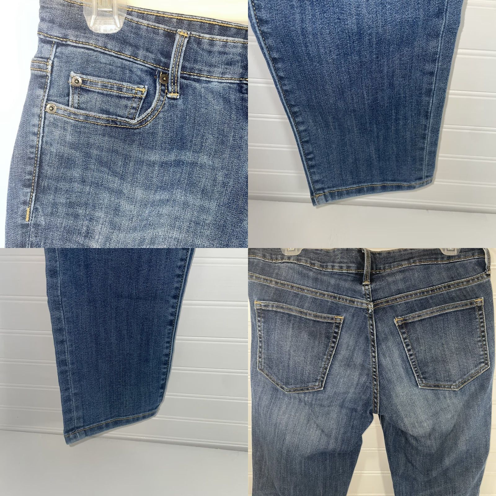 Gap VINTAGE Gap Girlfriend Blue Jeans Women Size 6 Regular Rise 11 in 30 in Waist 26 in Inseam 26 in Pants Denim Size 28" / US 6 / IT 42 - 10 Thumbnail
