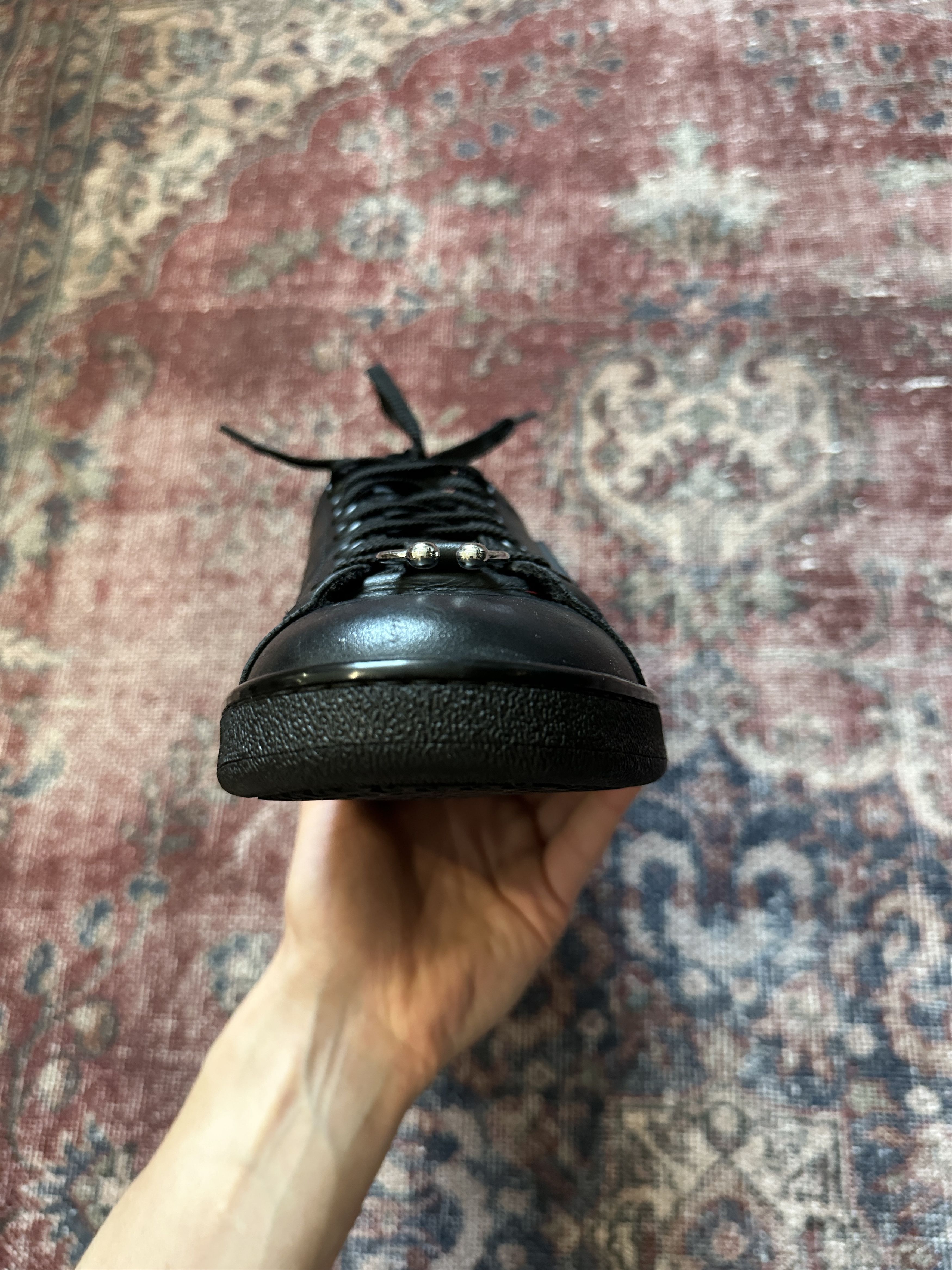 Neil Barrett NEIL BARRETT PUNK PIERCED SNEAKER EU 43 (US 10) Size US 10 / EU 43 - 8 Thumbnail