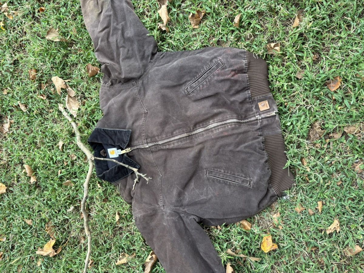 Carhartt Vintage 90s Carhartt J14 CHT Santa Fe Men's Jacket Brown XXl Size US XXL / EU 58 / 5 - 4 Thumbnail