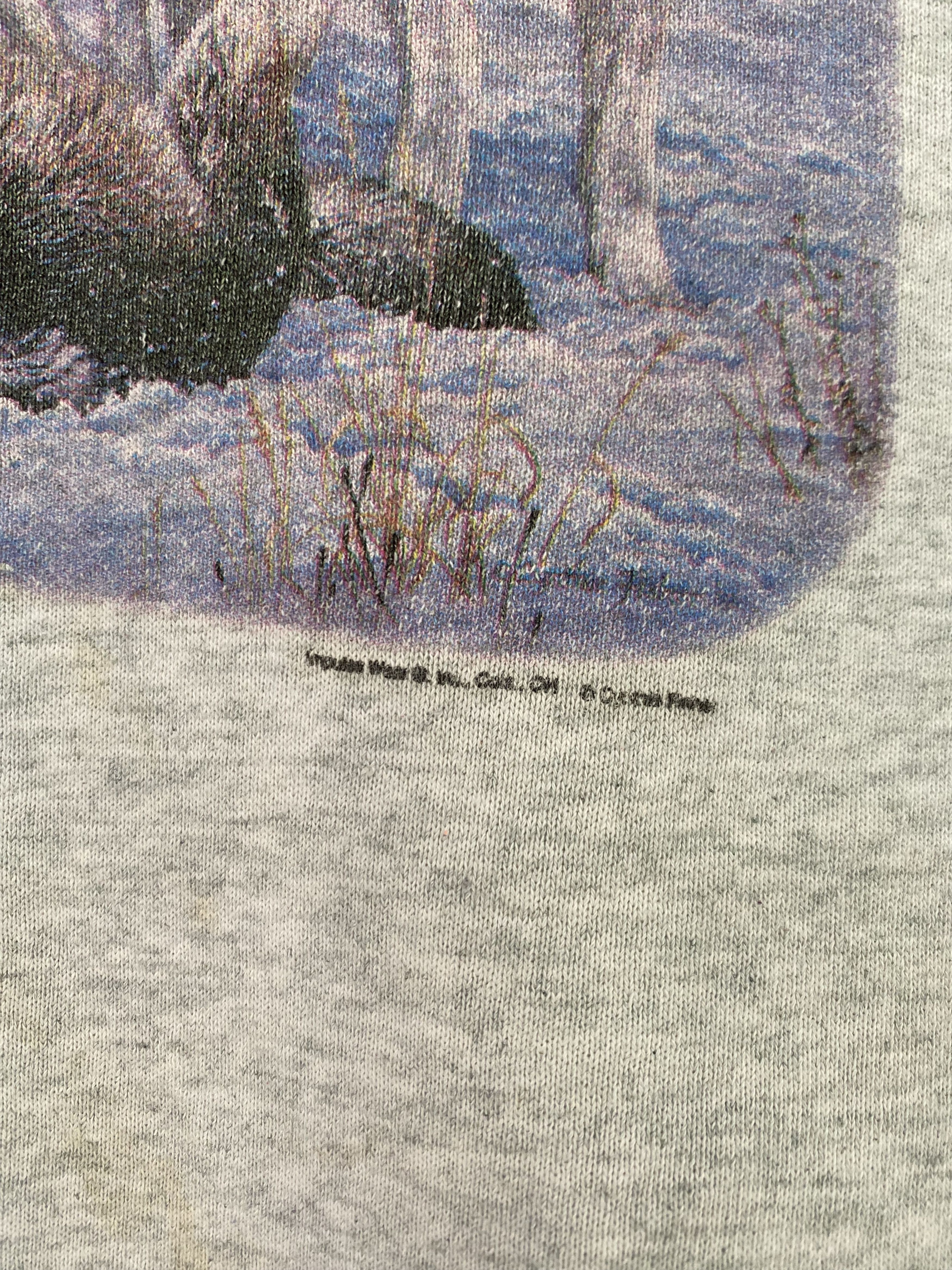 Habitat × Vintage Vintage Wild Wolf Habitat Sweatshirt Large Size Grey Size US L / EU 52-54 / 3 - 7 Thumbnail