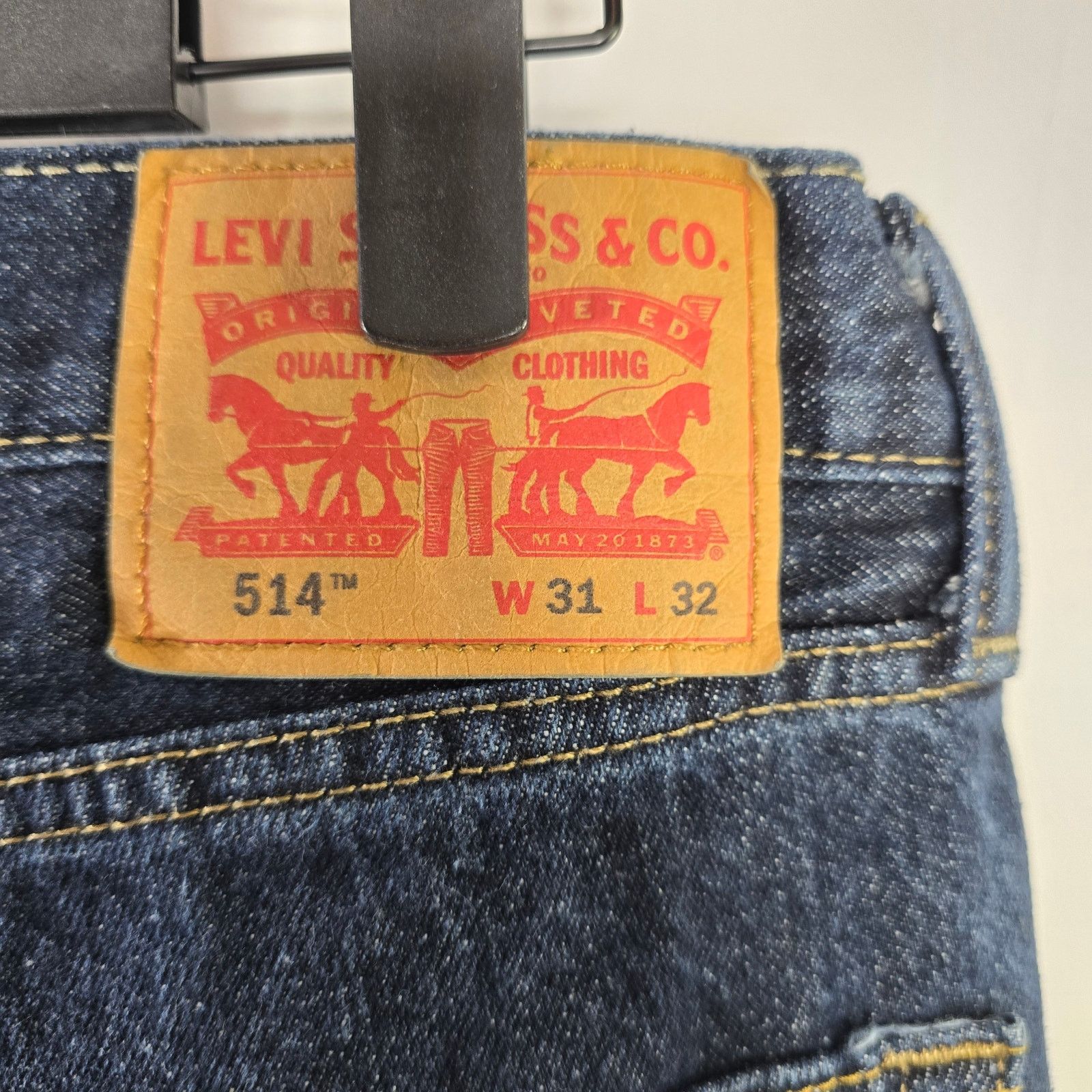 Levi's Levi's 514 Straight Blue Denim Jeans W31 L32 Actual L30 NWT Size US 31 - 6 Thumbnail