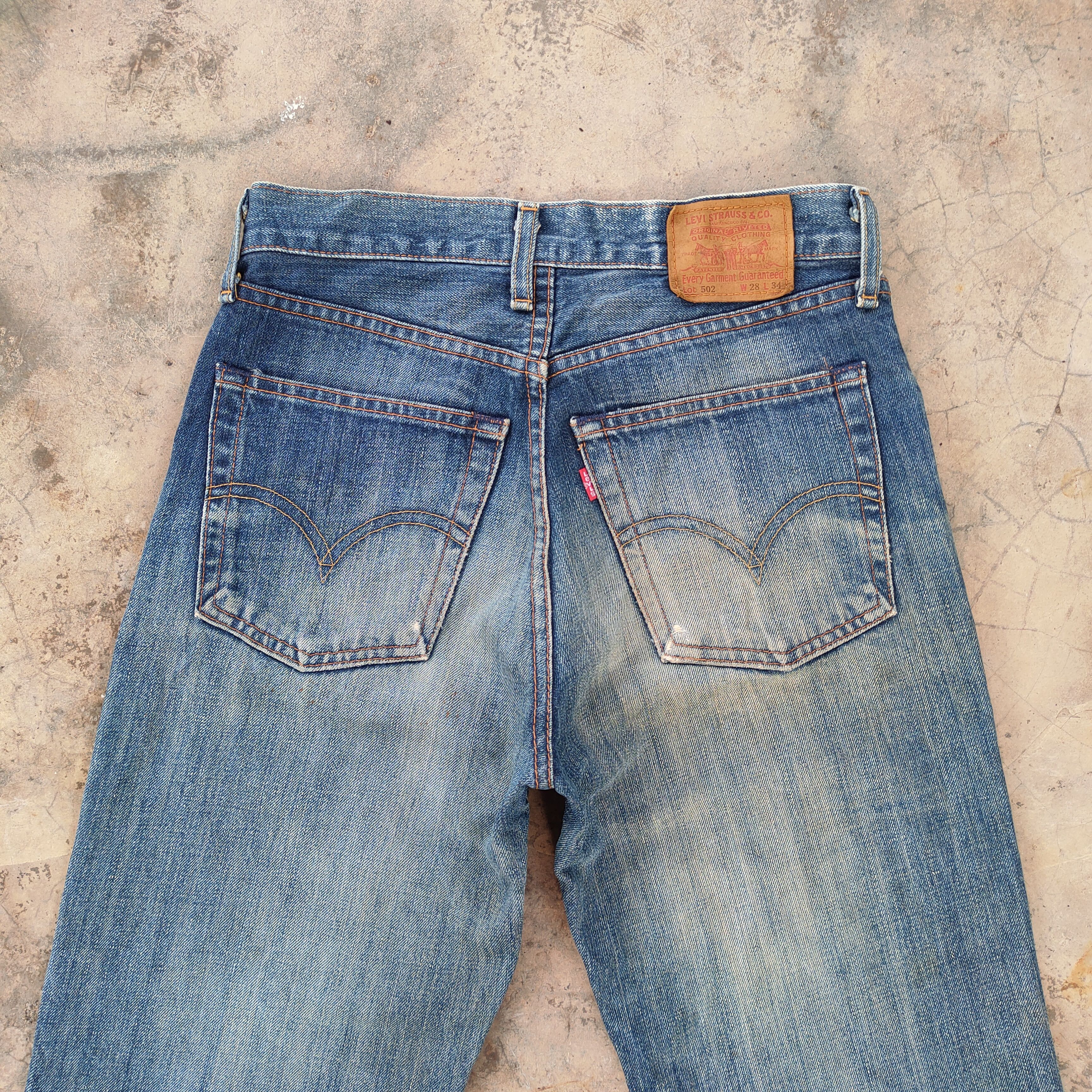 Levi's Vintage Clothing W28 VINTAGE LEVI'S 502 FADED JEANS DENIM PANTS Size US 28 / EU 44 - 12 Thumbnail