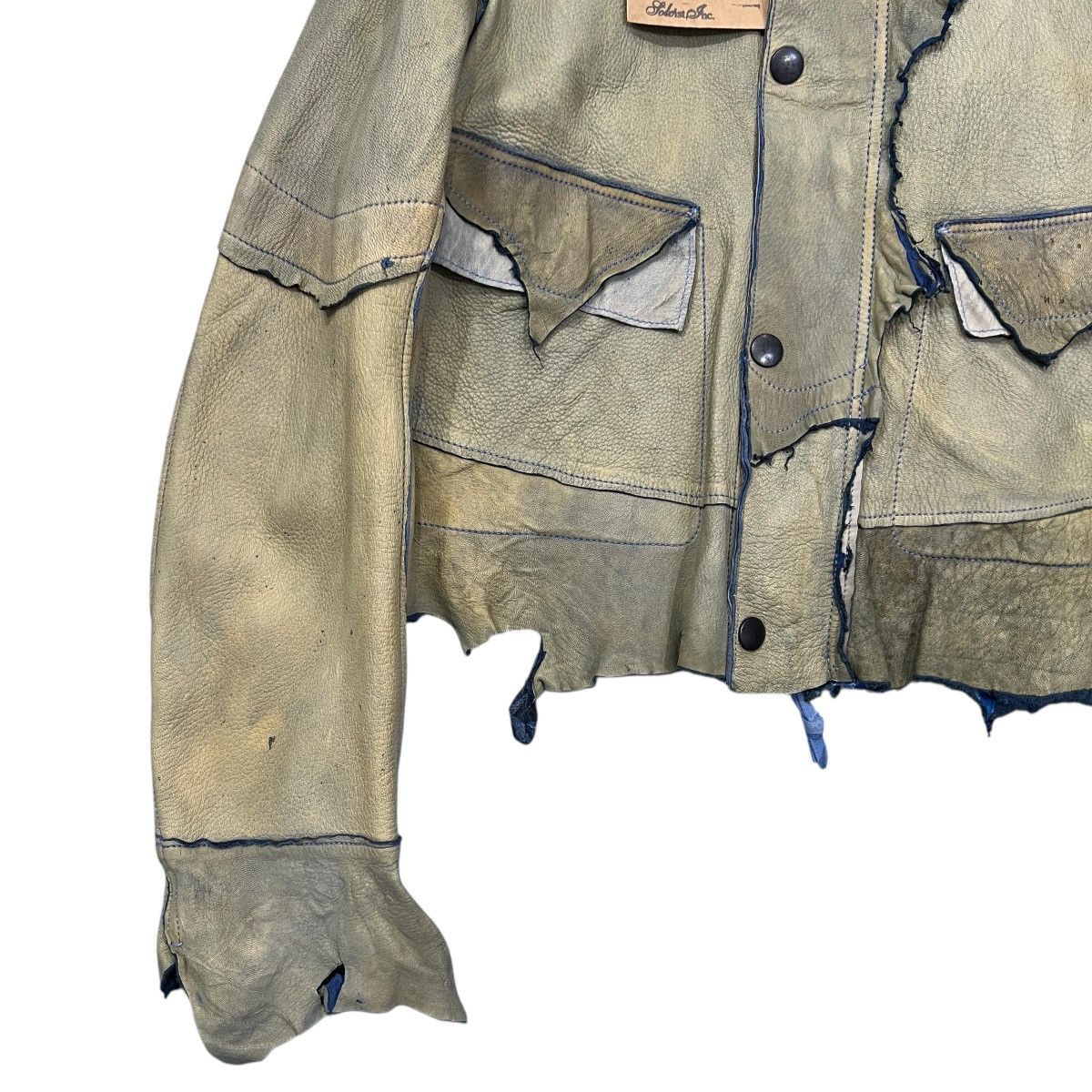 Takahiromiyashita The Soloist. TAKAHIROMIYASHITA The Soloist. 12ss 2-Way Leather Jacket Size US M / EU 48-50 / 2 - 4 Thumbnail