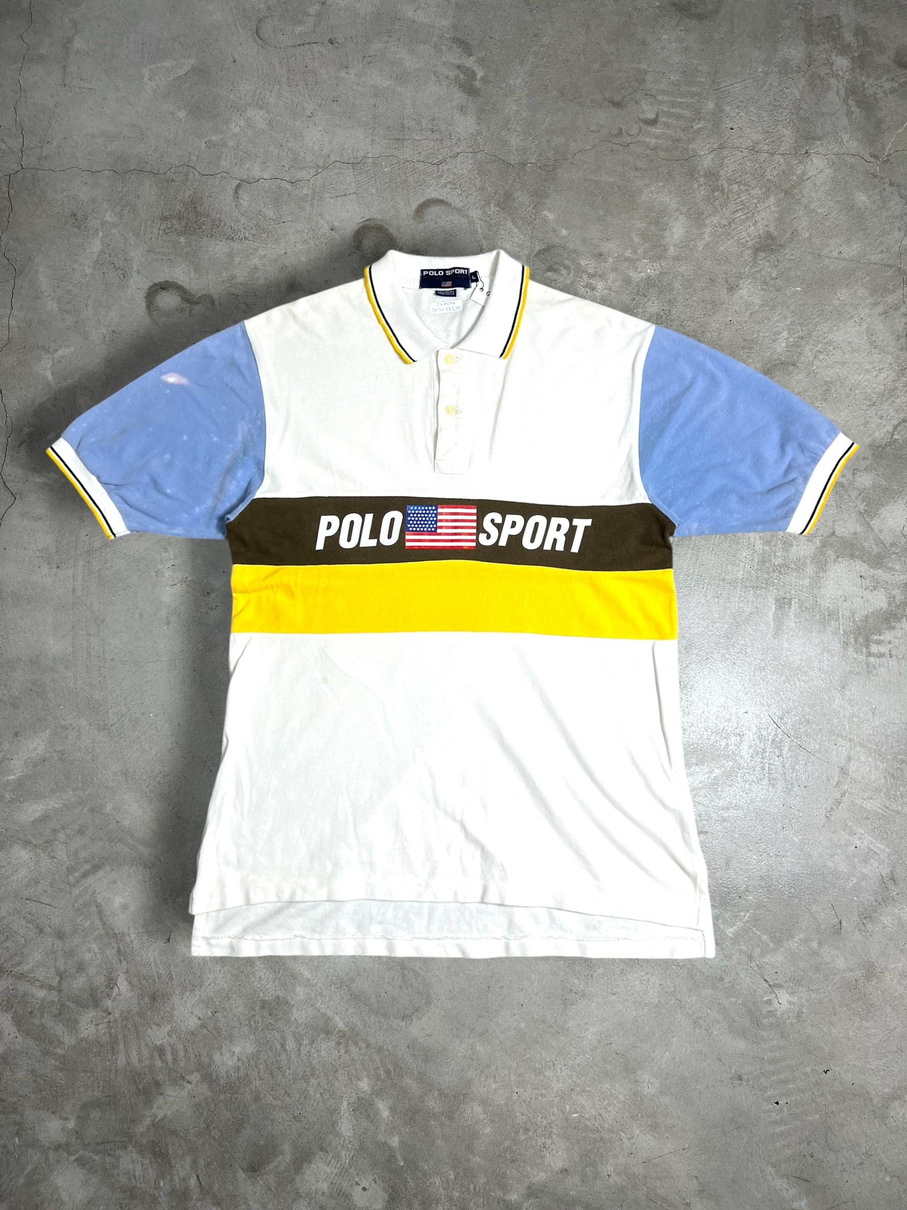 Polo Ralph Lauren Vintage Polo Sport Ralph Lauren Polo (L) JKA074 Size US L / EU 52-54 / 3 - 1 Thumbnail