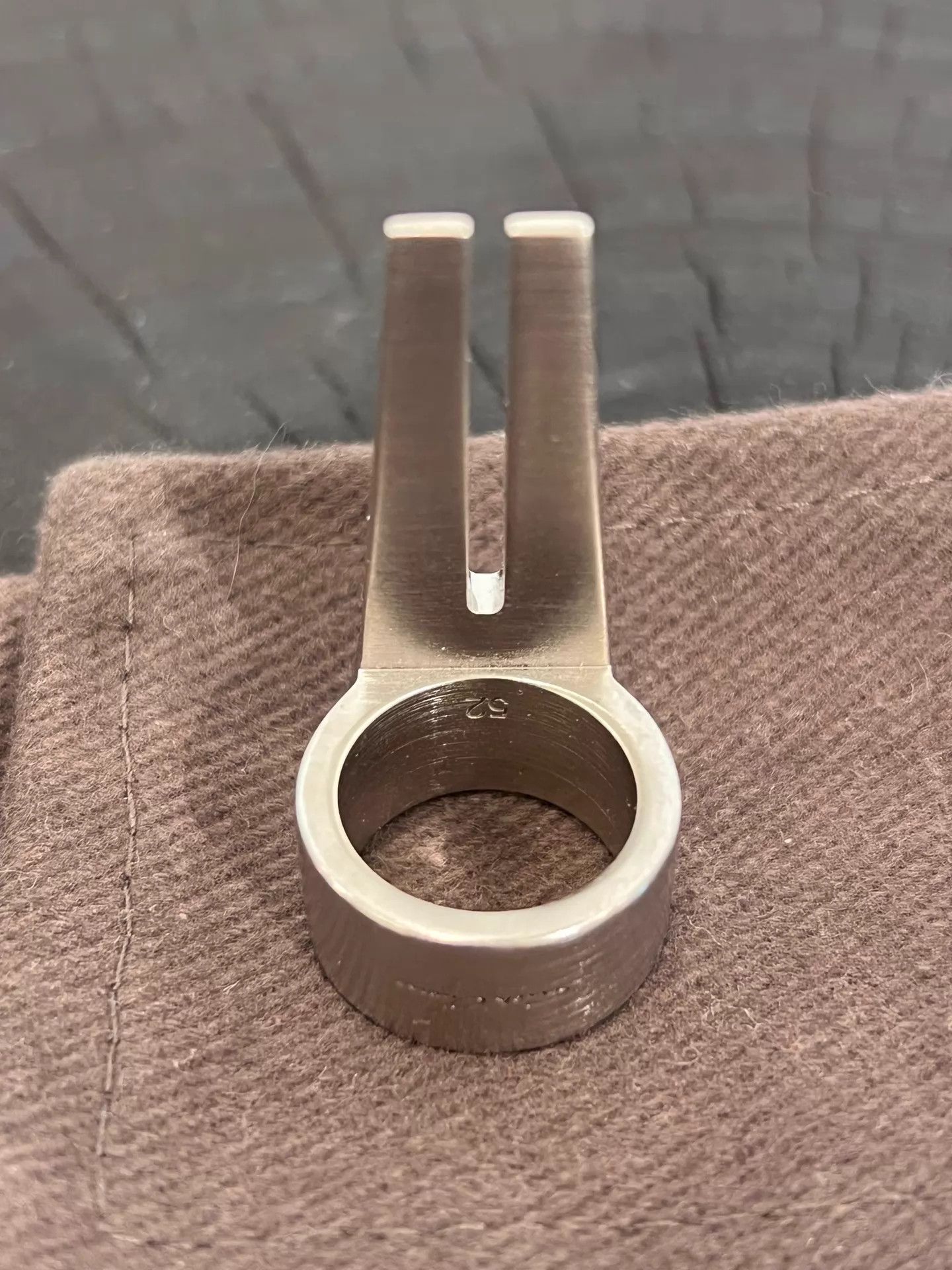 Rick Owens Rick Owens Open Brushed Ring Size 52 Size ONE SIZE - 4 Thumbnail
