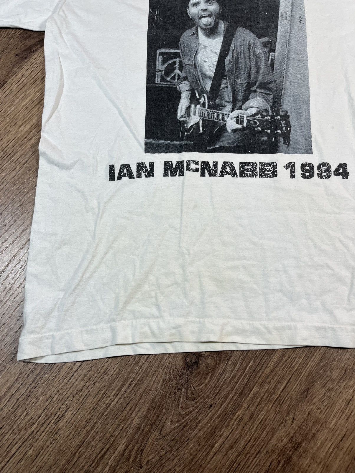 Band Tees Vintage 1994 IAN MCNABB Here Comes Trouble Rare T Shirt Size US XL / EU 56 / 4 - 3 Thumbnail