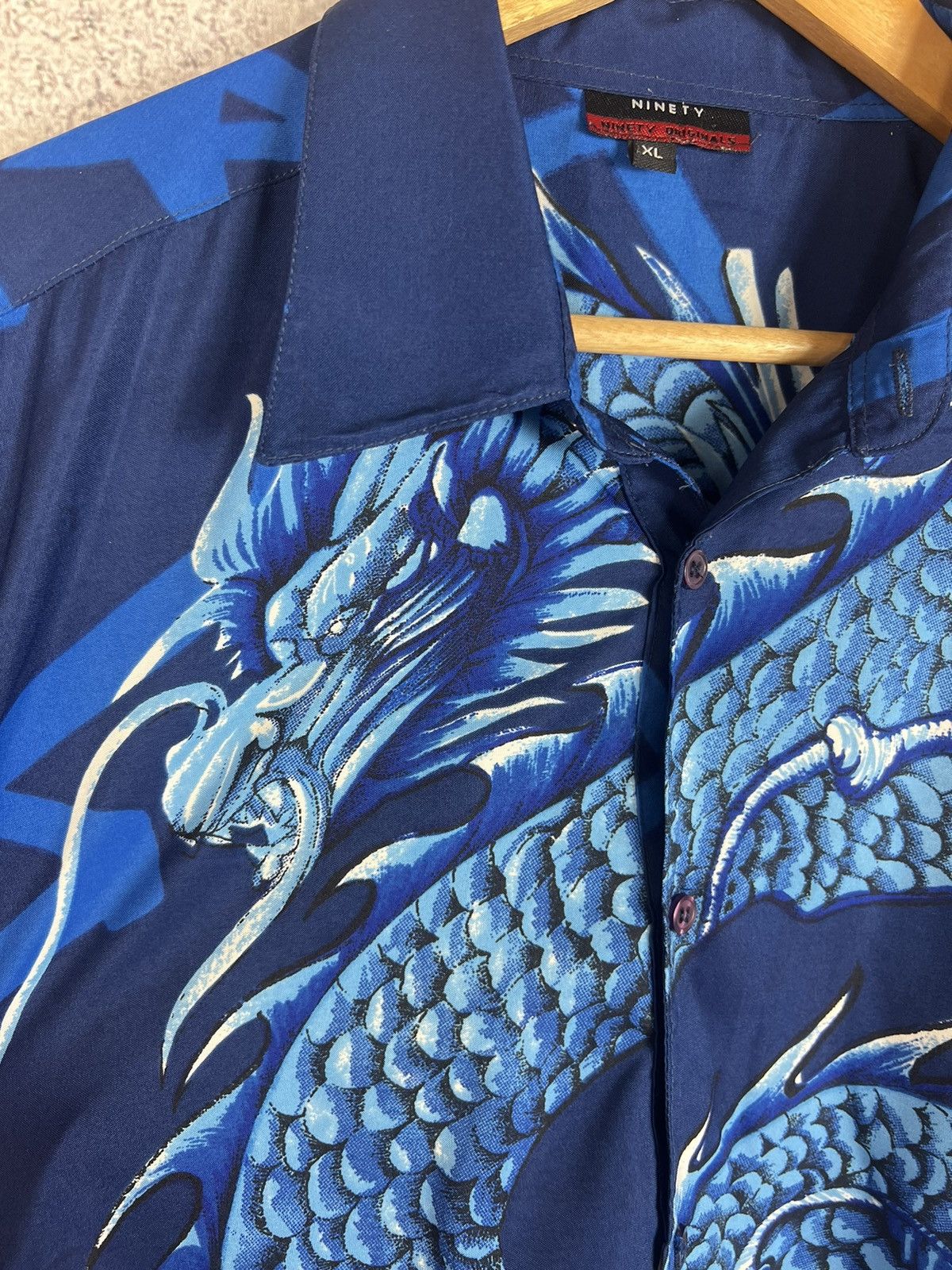 Vintage Vintage Y2K Dragon All Overprinted Crazy Shirt Size US XL / EU 56 / 4 - 8 Thumbnail