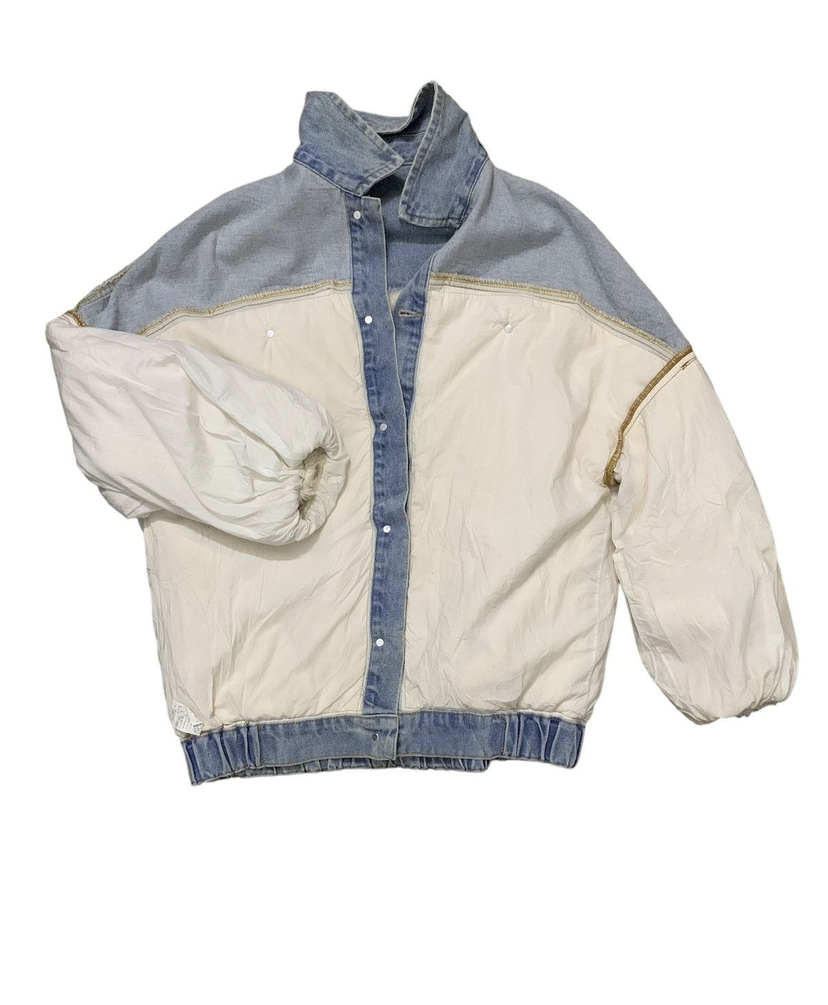 Other Be the Boss Denim Sherpa Bomber/Varsity Jacket(B) Size US M / EU 48-50 / 2 - 5 Thumbnail