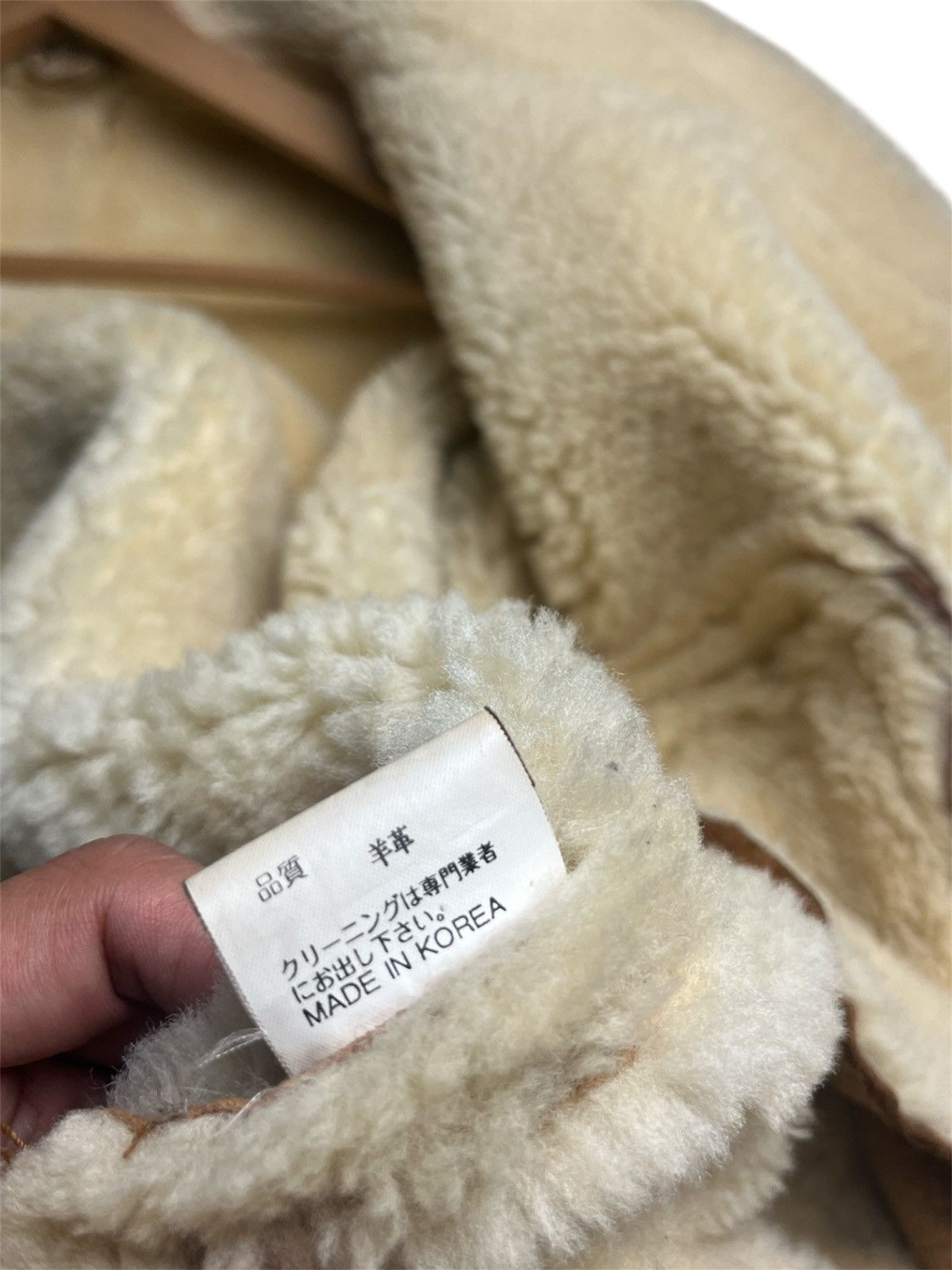 Genuine Leather × Japanese Brand × Leather Ohfesta Sheepskin Shearling Flight Jacket Size US M / EU 48-50 / 2 - 19 Thumbnail