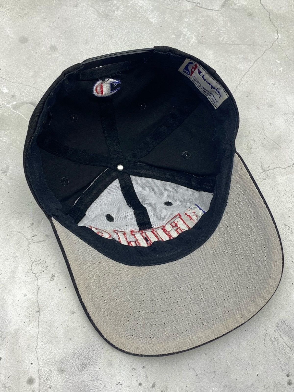 Champion 1994 Chicago Bulls Champion Vintage NBA Cap Supreme Style Size ONE SIZE - 8 Thumbnail